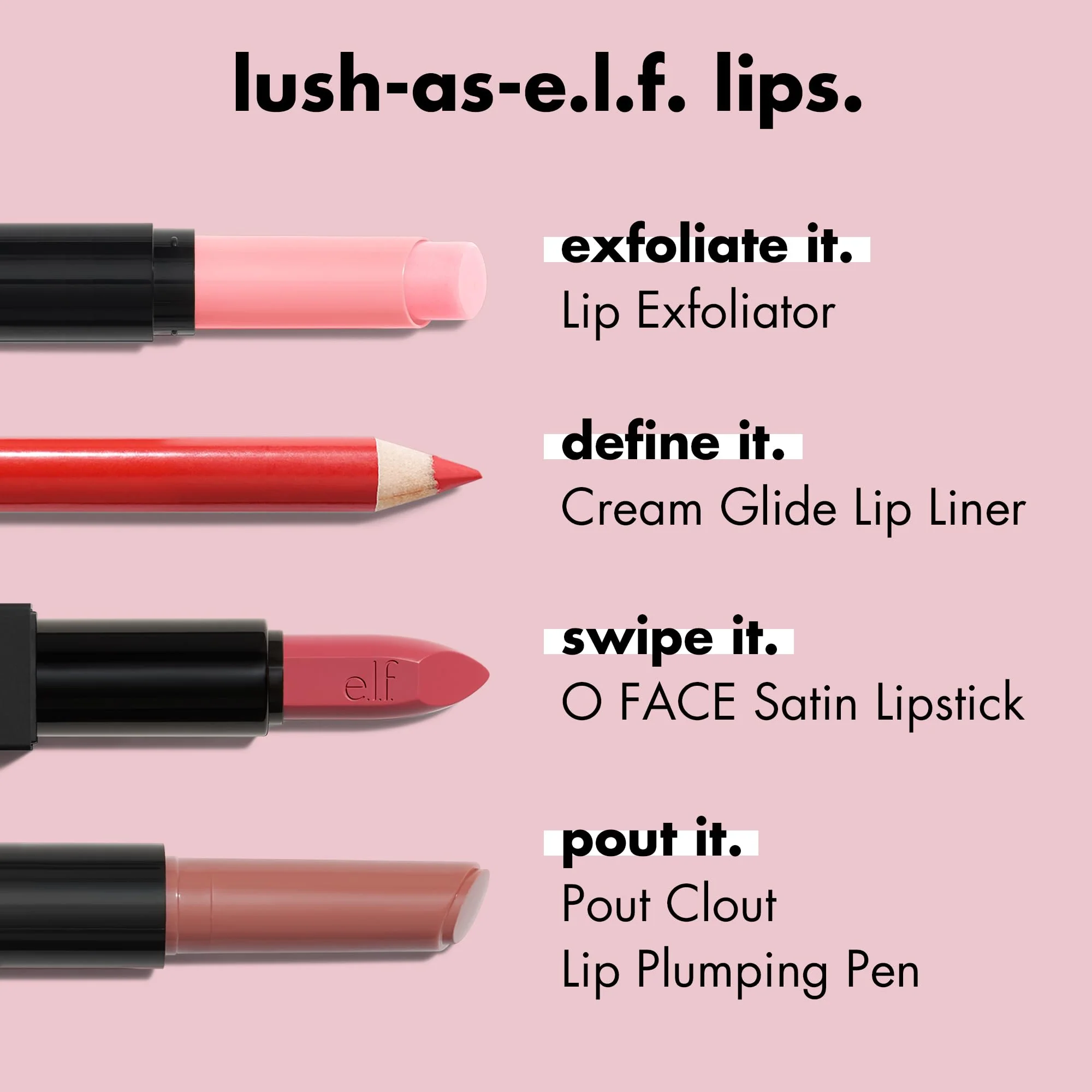 e.l.f. Cream Glide Lip Liner, Highly-Pigmented Pencil For Shaping & Sculpting Lips, Semi-Matte Finish, Vegan & Cruelty-Free, Mauve Aside - Image 8