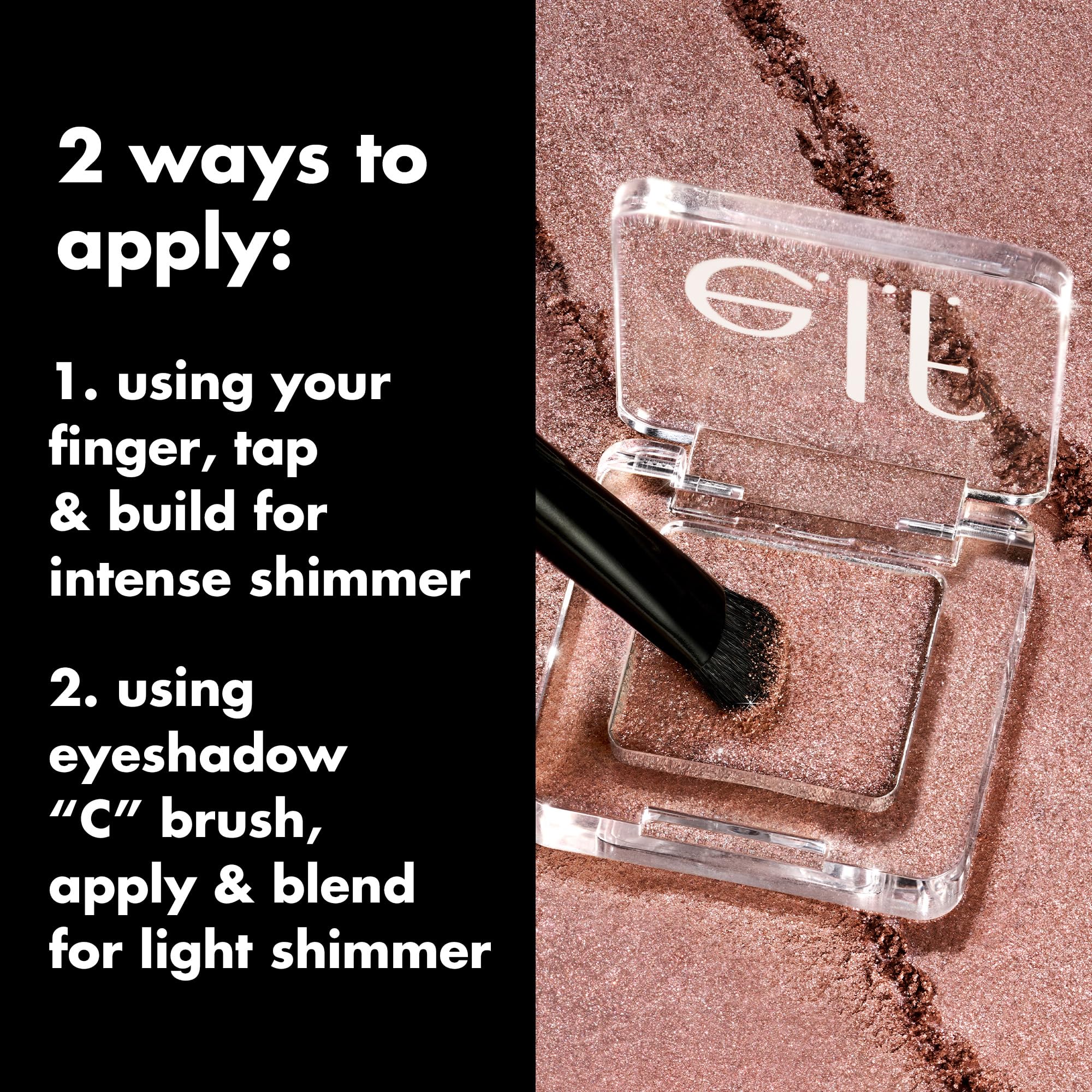 e.l.f. Fine As Fleck Glitter Eyeshadow, Long-Lasting Sheer Eye Makeup With A Shimmer Finish, Soft, Smooth Formula, Vegan & Cruelty-Free, Certified Platinum - Image 6