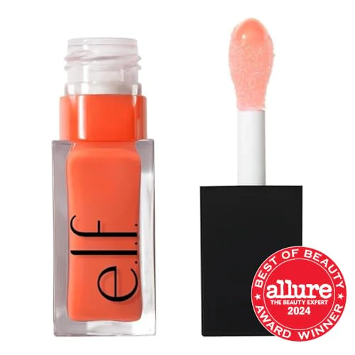 e.l.f. Glow Reviver Lip Oil, Nourishing Tinted Lip Oil For A High-shine Finish, Infused With Jojoba Oil, Vegan & Cruelty-free, Coral Fixation - Image 10