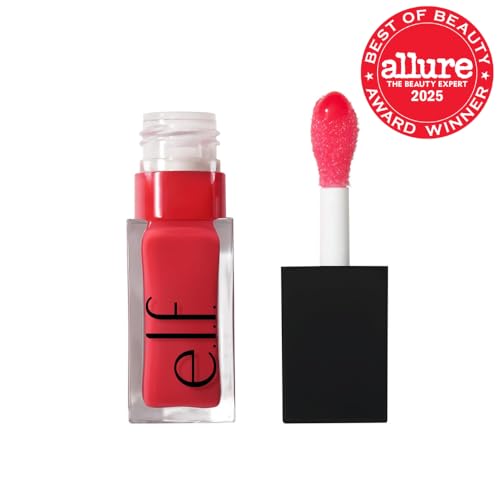 e.l.f. Glow Reviver Lip Oil, Nourishing Tinted Lip Oil For A High-shine Finish, Infused With Jojoba Oil, Vegan & Cruelty-free, Red Delicious - Image 10