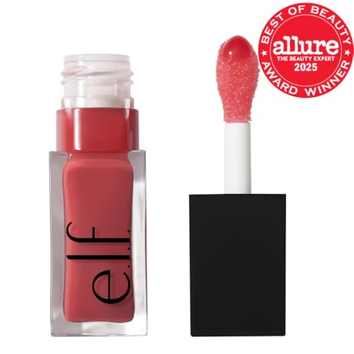 e.l.f. Glow Reviver Lip Oil, Nourishing Tinted Lip Oil For A High-shine Finish, Infused With Jojoba Oil, Vegan & Cruelty-free, Rose Envy - Image 9