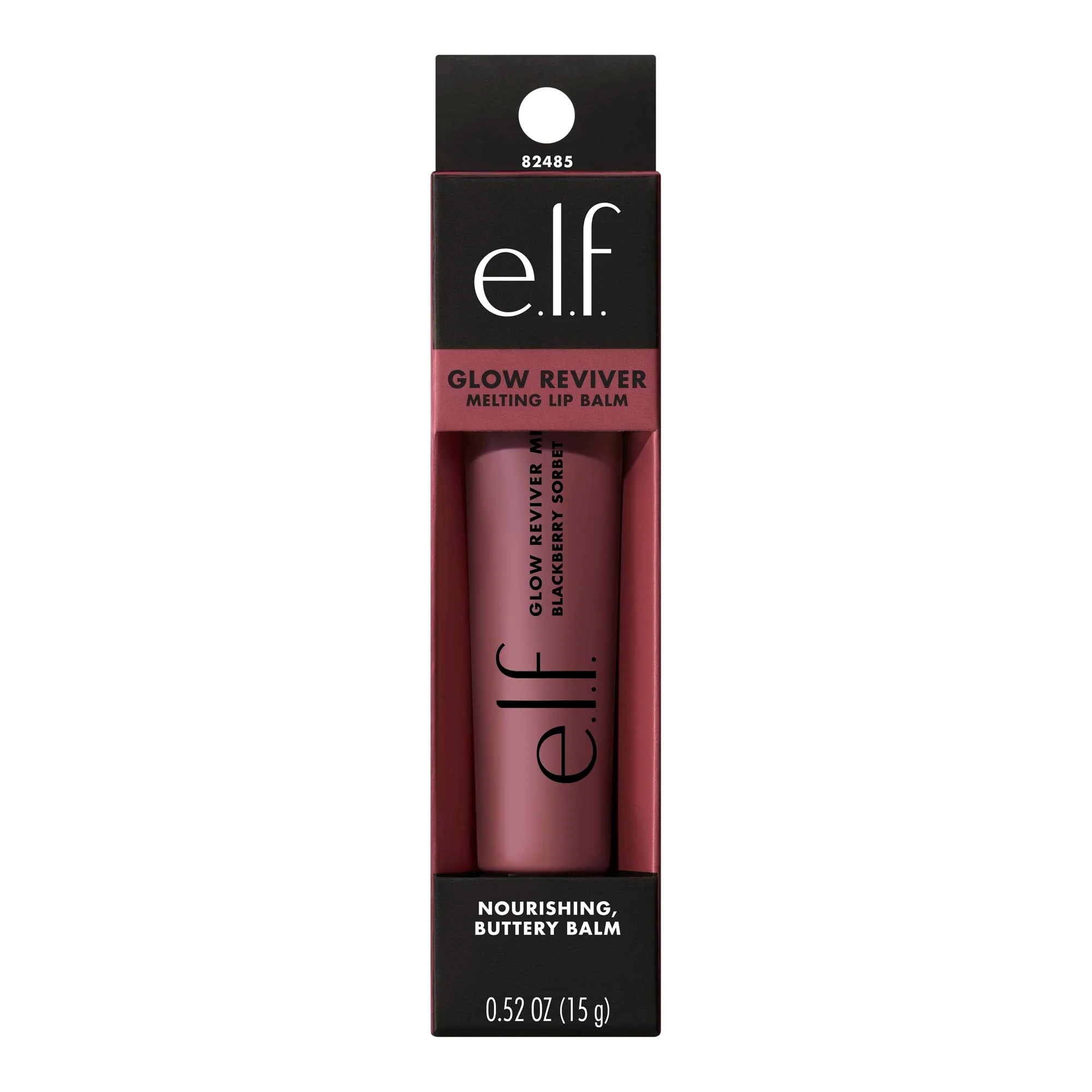 e.l.f. Glow Reviver Melting Lip Balm, Hydrating Tinted Lip Balm For A Glossy Finish & Soft, Supple Lips, Vegan & Cruelty-Free, Blackberry Sorbet - Image 3
