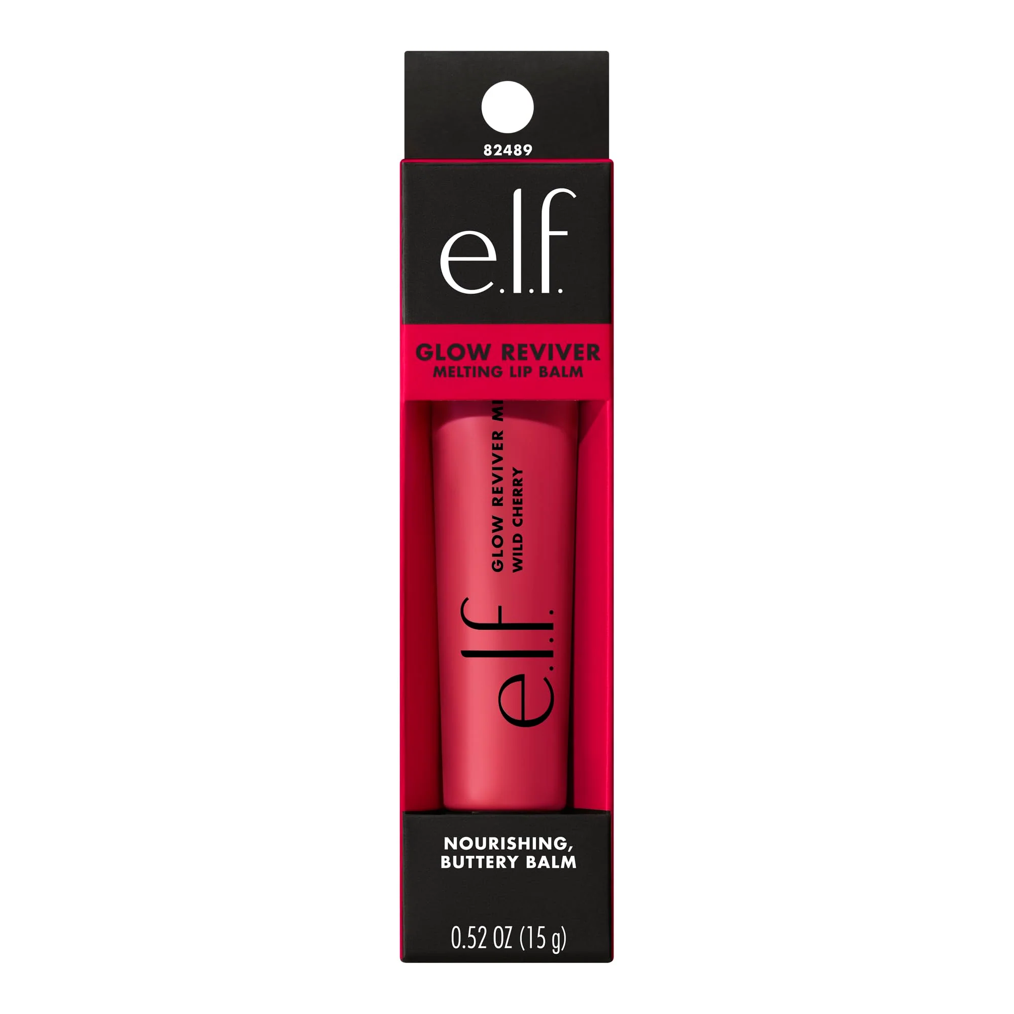 e.l.f. Glow Reviver Melting Lip Balm, Hydrating Tinted Lip Balm For A Glossy Finish & Soft, Supple Lips, Vegan & Cruelty-Free, Wild Cherry - Image 3