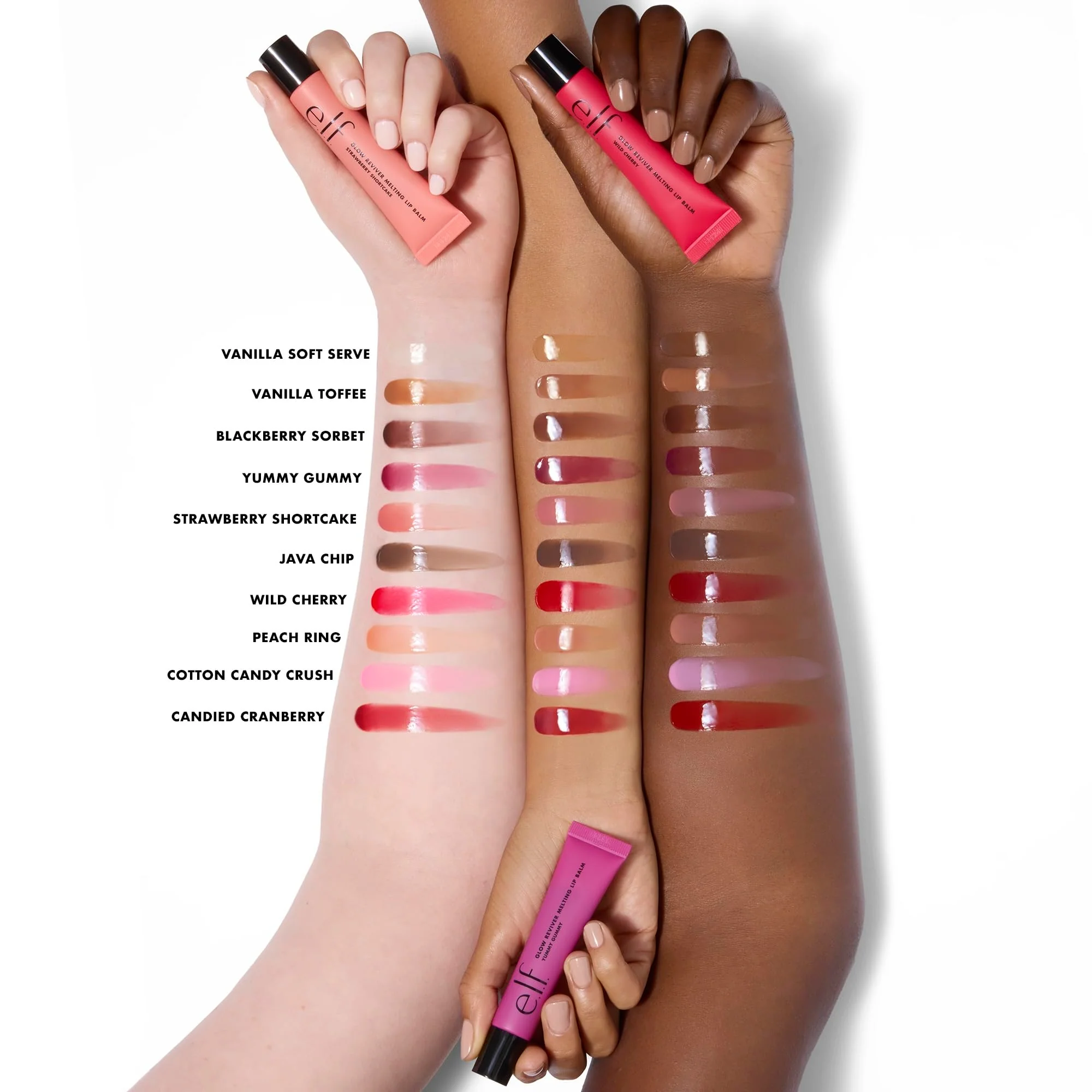 e.l.f. Glow Reviver Melting Lip Balm, Hydrating Tinted Lip Balm For A Glossy Finish & Soft, Supple Lips, Vegan & Cruelty-Free, Yummy Gummy - Image 7