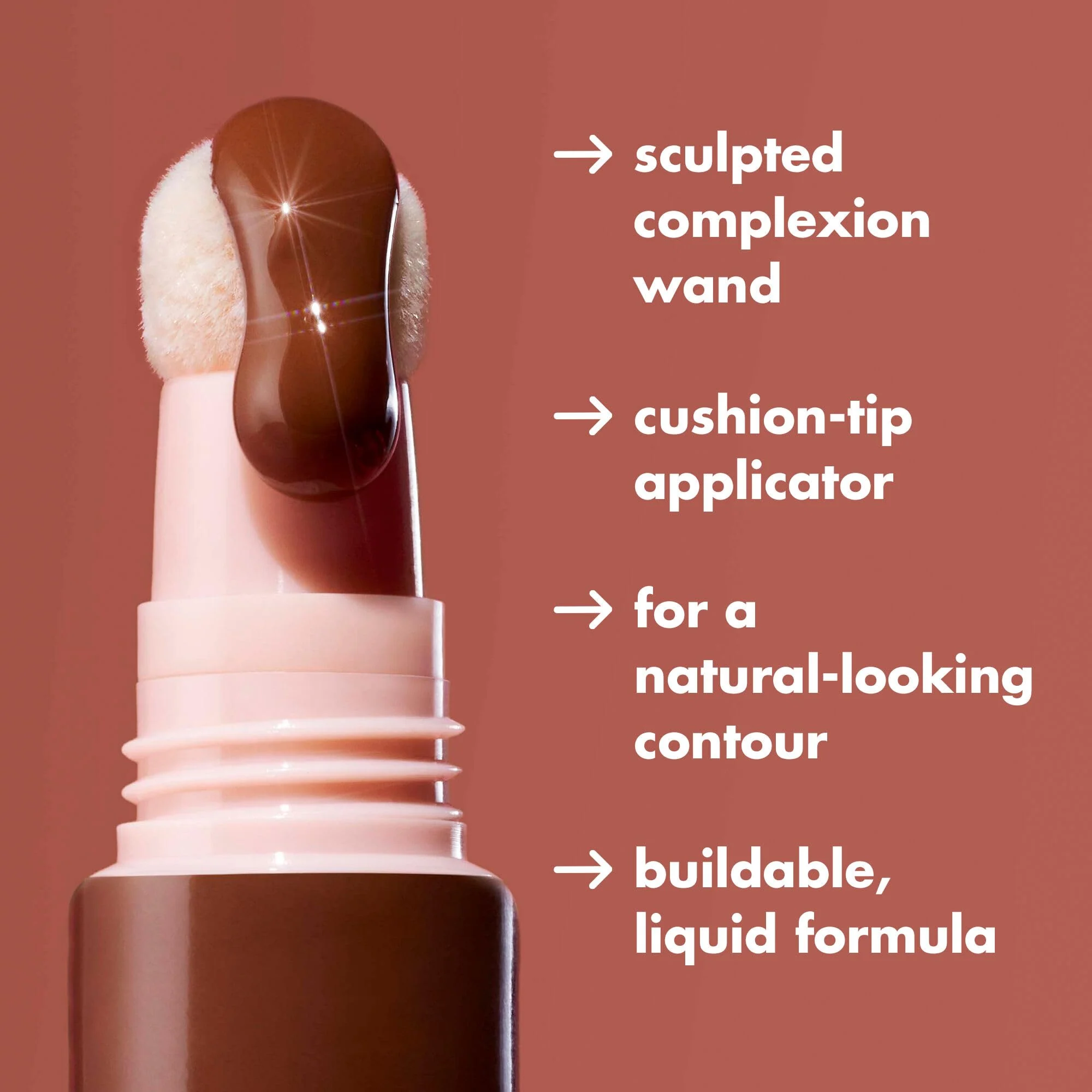 e.l.f. Halo Glow Contour Beauty Wand, Liquid Contour Wand For A Naturally Sculpted Look, Buildable Formula, Vegan & Cruelty-free, Deep/Rich - Image 5
