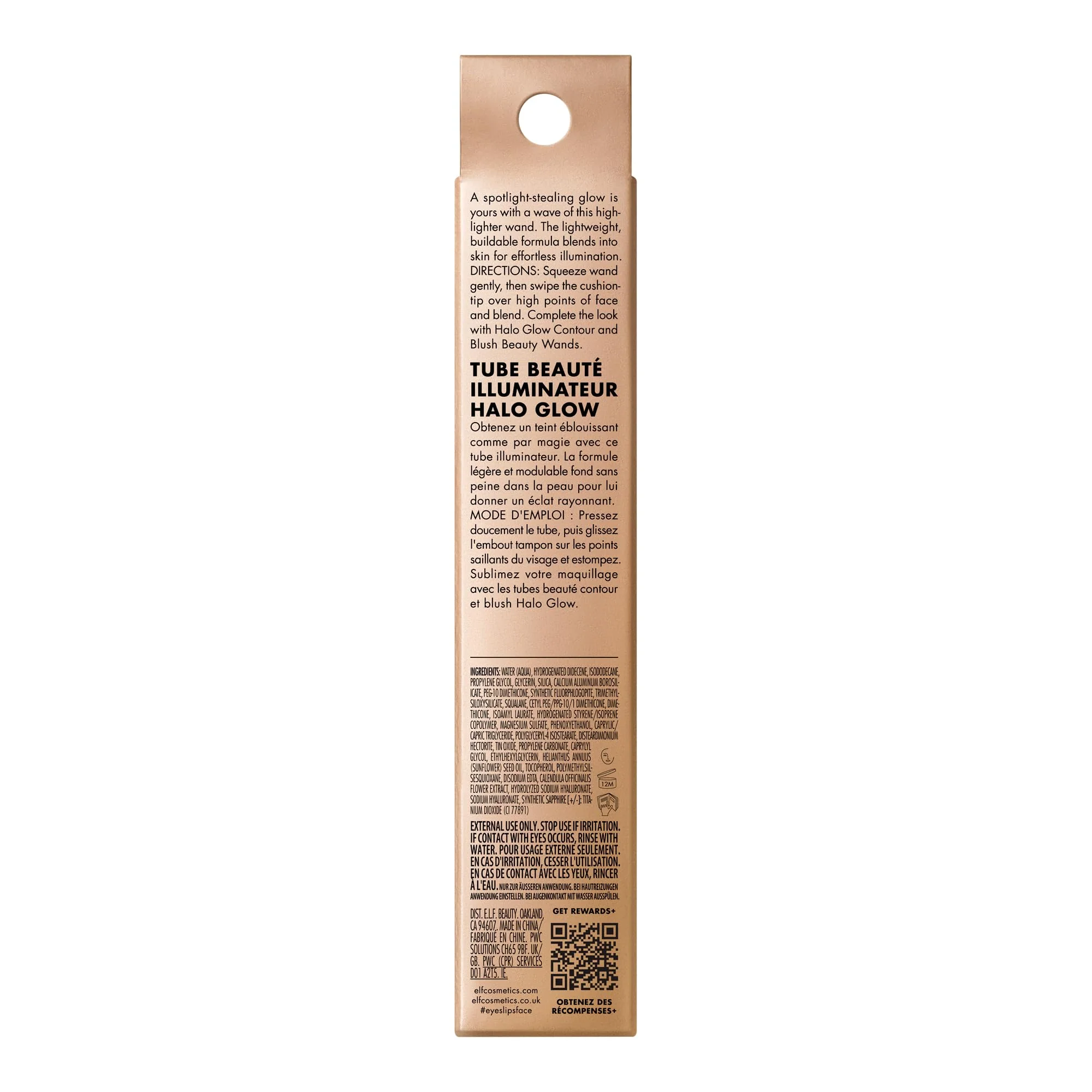 e.l.f. Halo Glow Highlight Beauty Wand, Liquid Highlighter Wand For Luminous, Glowing Skin, Buildable Formula, Vegan & Cruelty-free, IRL Angel - Image 2