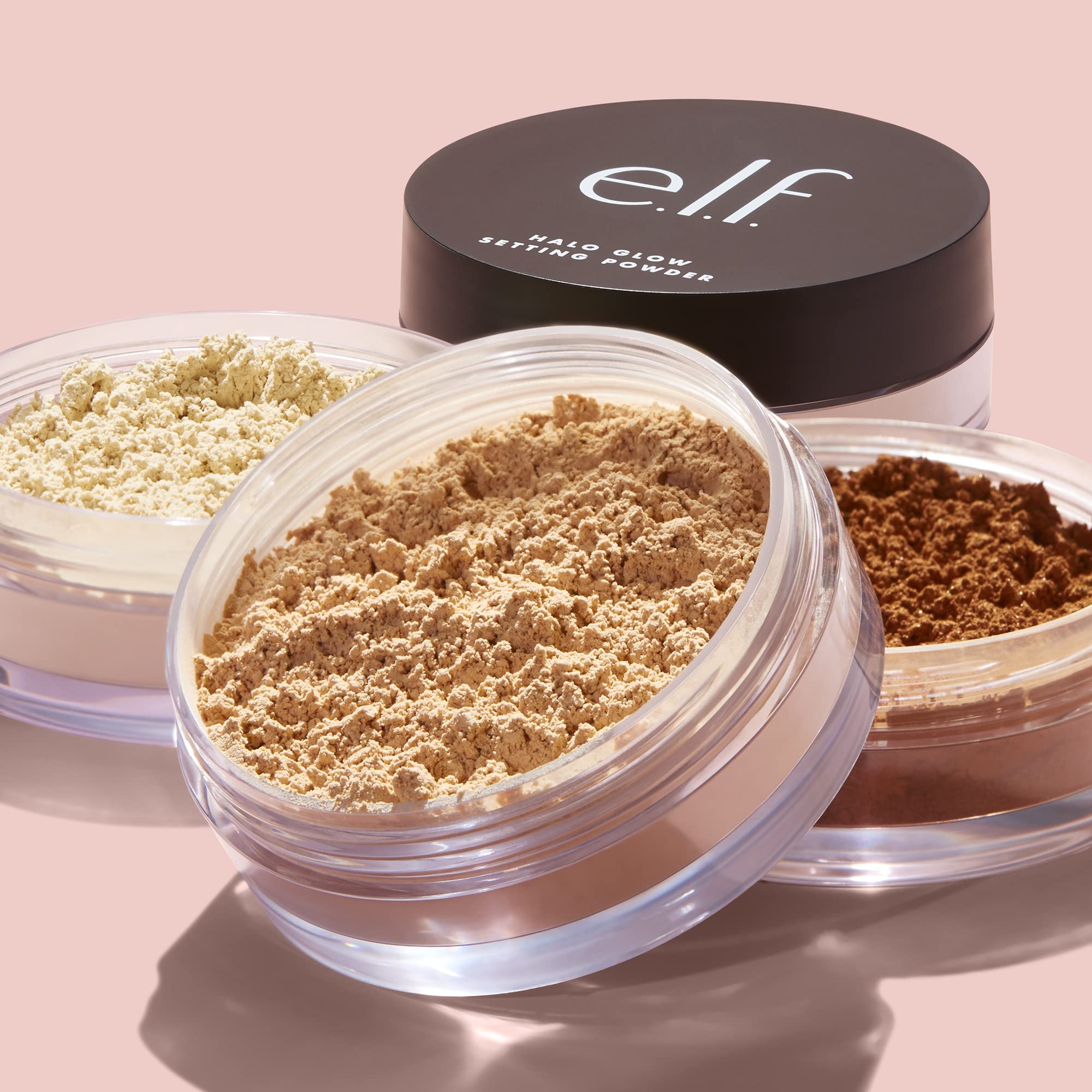 e.l.f. Halo Glow Soft Focus Setting Powder, Silky & Creates Soft Glow Without Shine, Smooths Pores & Lines, Vegan & Cruelty-Free, Light Pink - Image 2