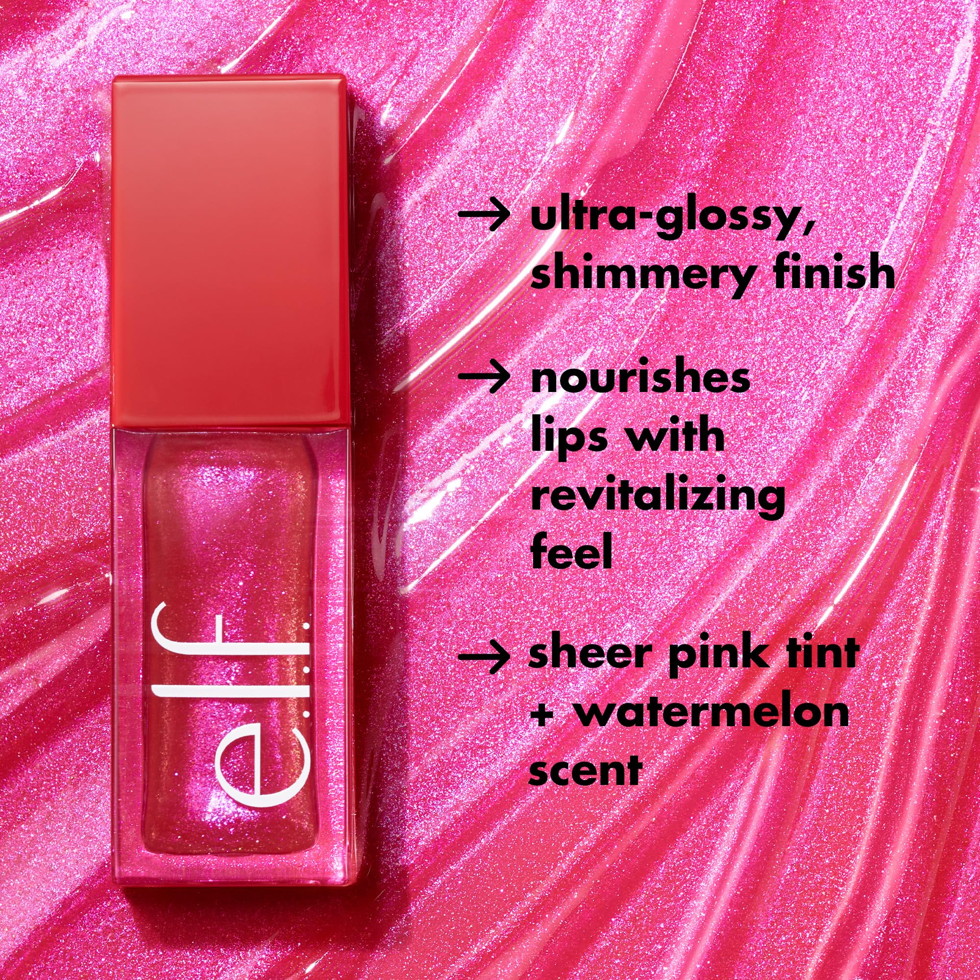 e.l.f. Jelly Pop Glow Reviver Lip Oil, Limited Edition Nourishing Formula Creates A Sheer, Ultra-Glossy Finish, Non-Sticky Feel, Vegan & Cruelty-Free - Image 7