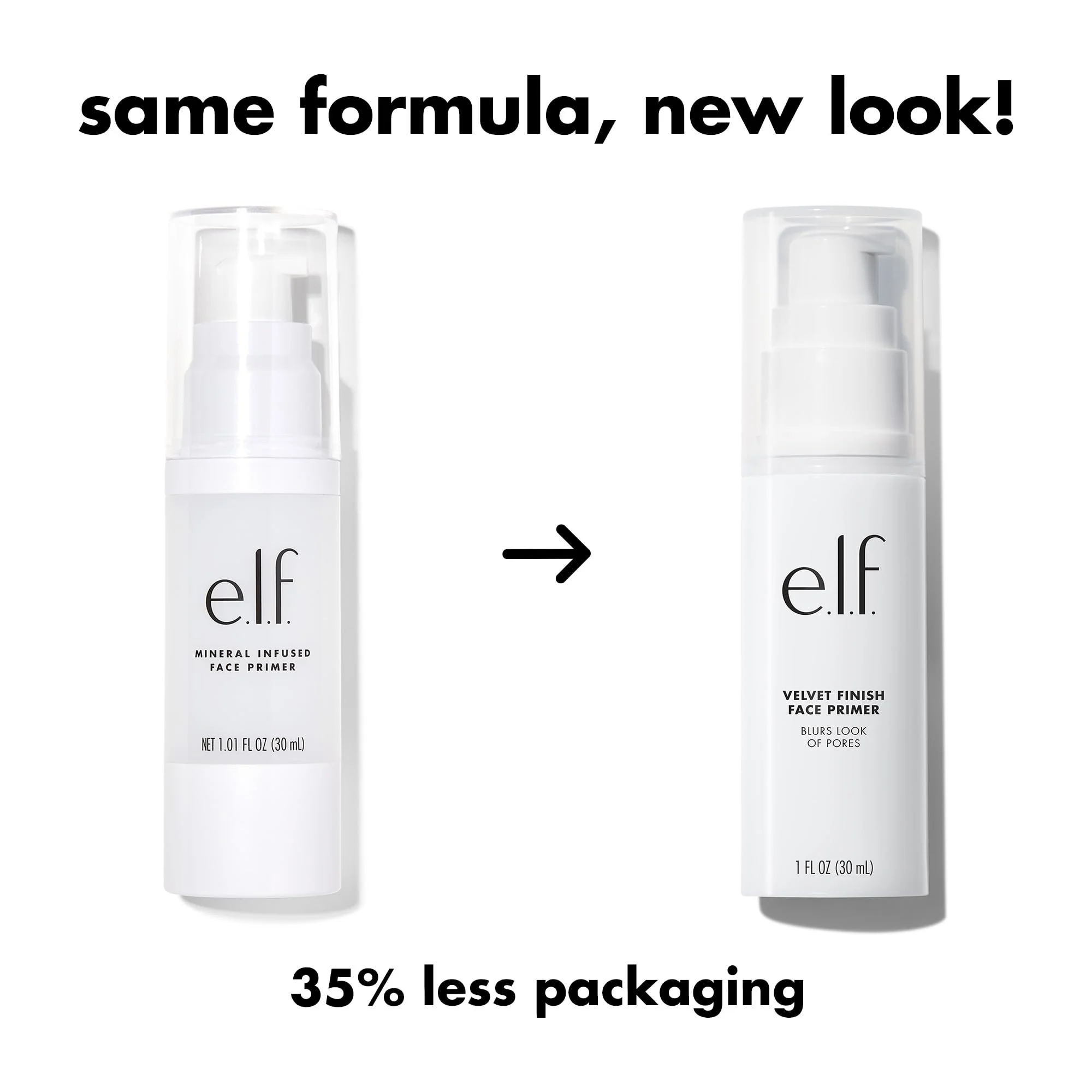 e.l.f. Mineral Infused Face Primer, Primer For A Smooth Foundation Base, Fills In Fine Lines & Refines Complexion, Vegan & Cruelty-free, Large - Image 7