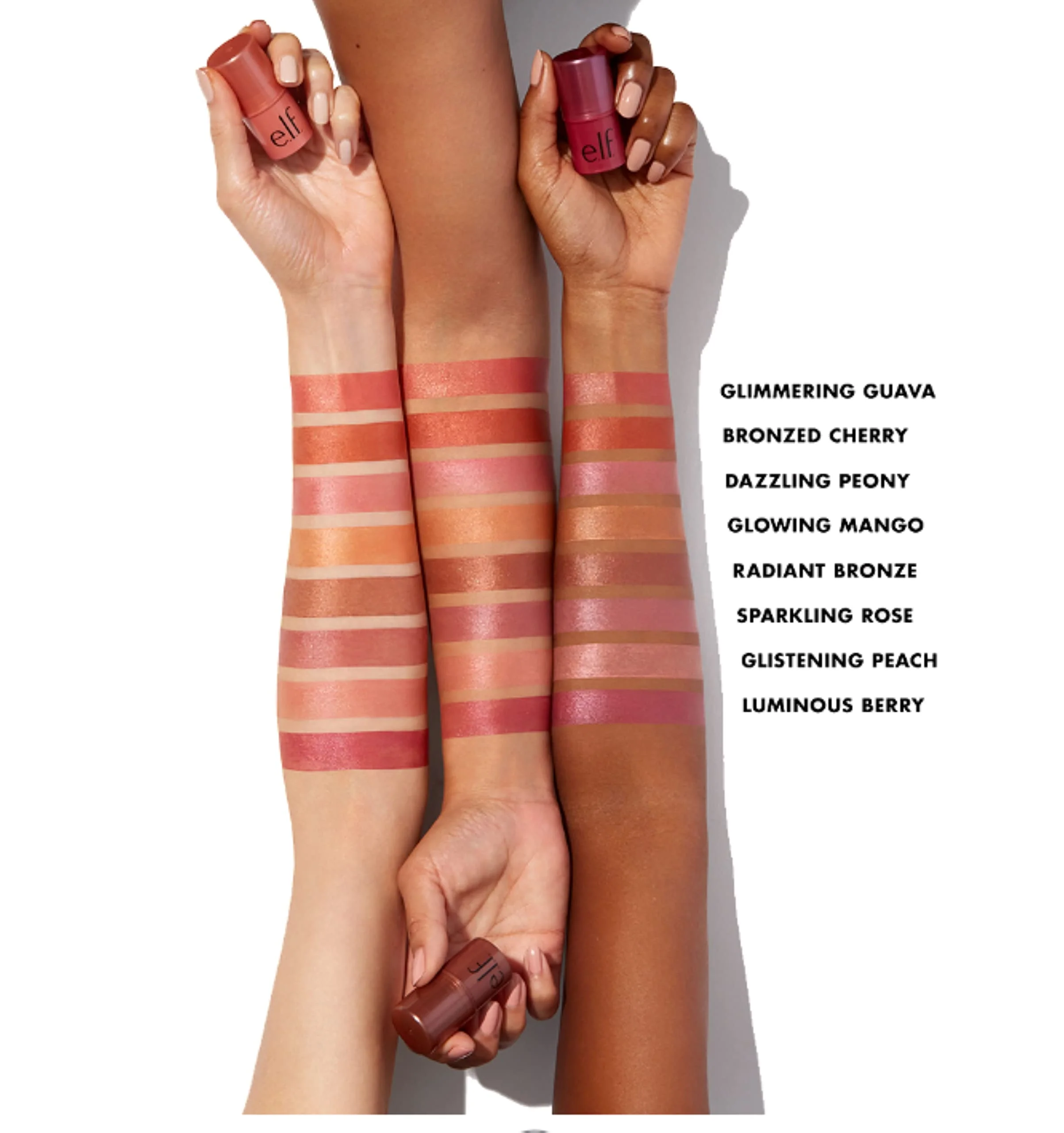 e.l.f. Monochromatic Multi Stick, Travel-Sized Luxuriously Creamy & Blendable Color For Eyes, Lips & Cheeks, Vegan & Cruelty-Free, Bronzed Cherry - Image 5