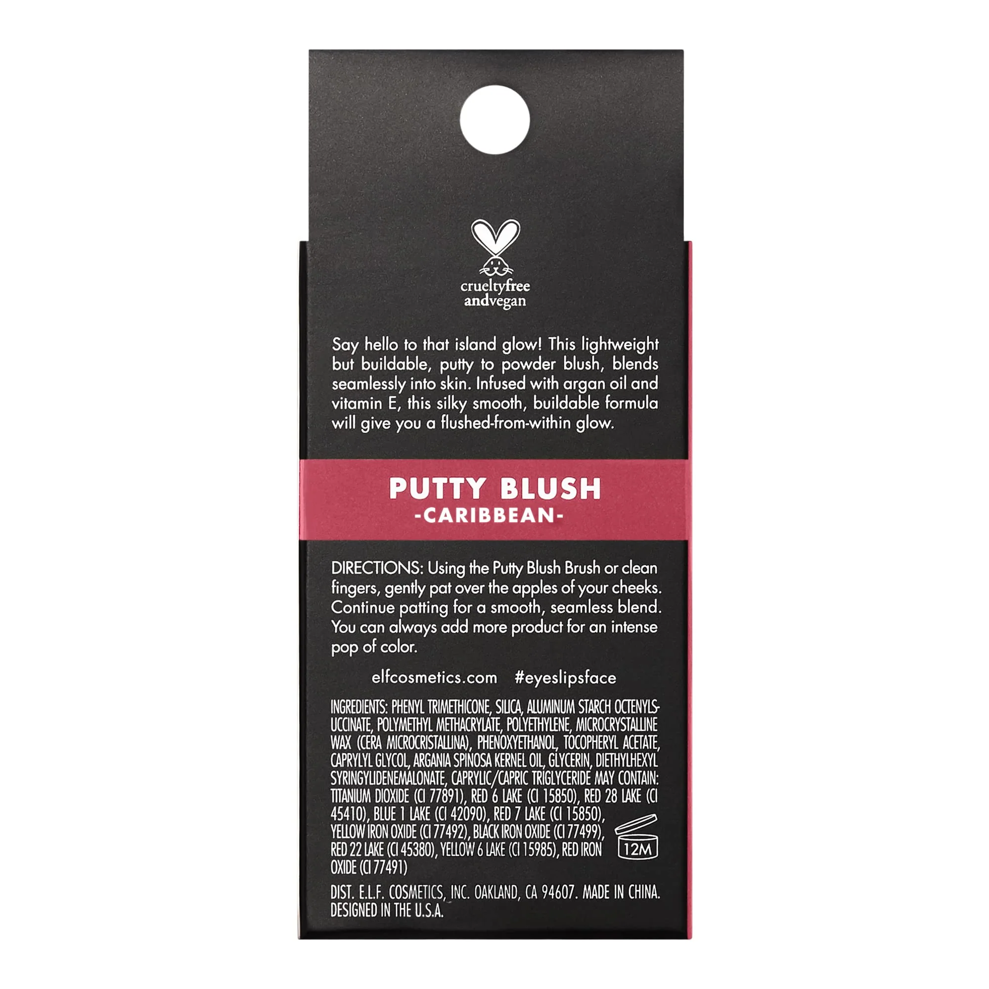 e.l.f. Putty Blush, Creamy & High-Pigment Formula For A Natural Glow, Delivers A Semi-Matte & Powder Finish, Vegan & Cruelty-Free, Caribbean - Image 3