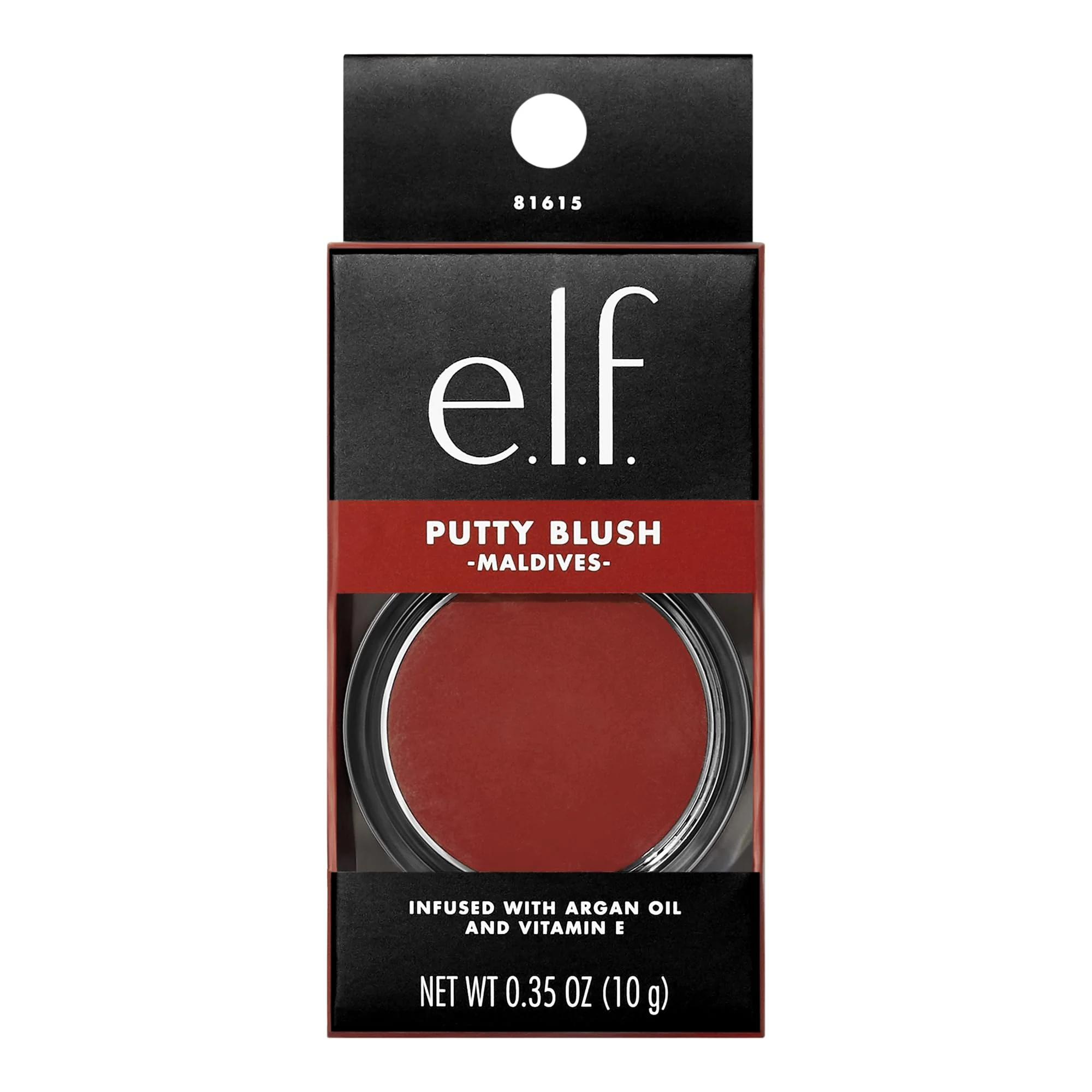 e.l.f. Putty Blush, Creamy & Ultra Pigmented Formula, Infused with Argan Oil & Vitamin E, Maldives, 0.35 Oz - Image 4