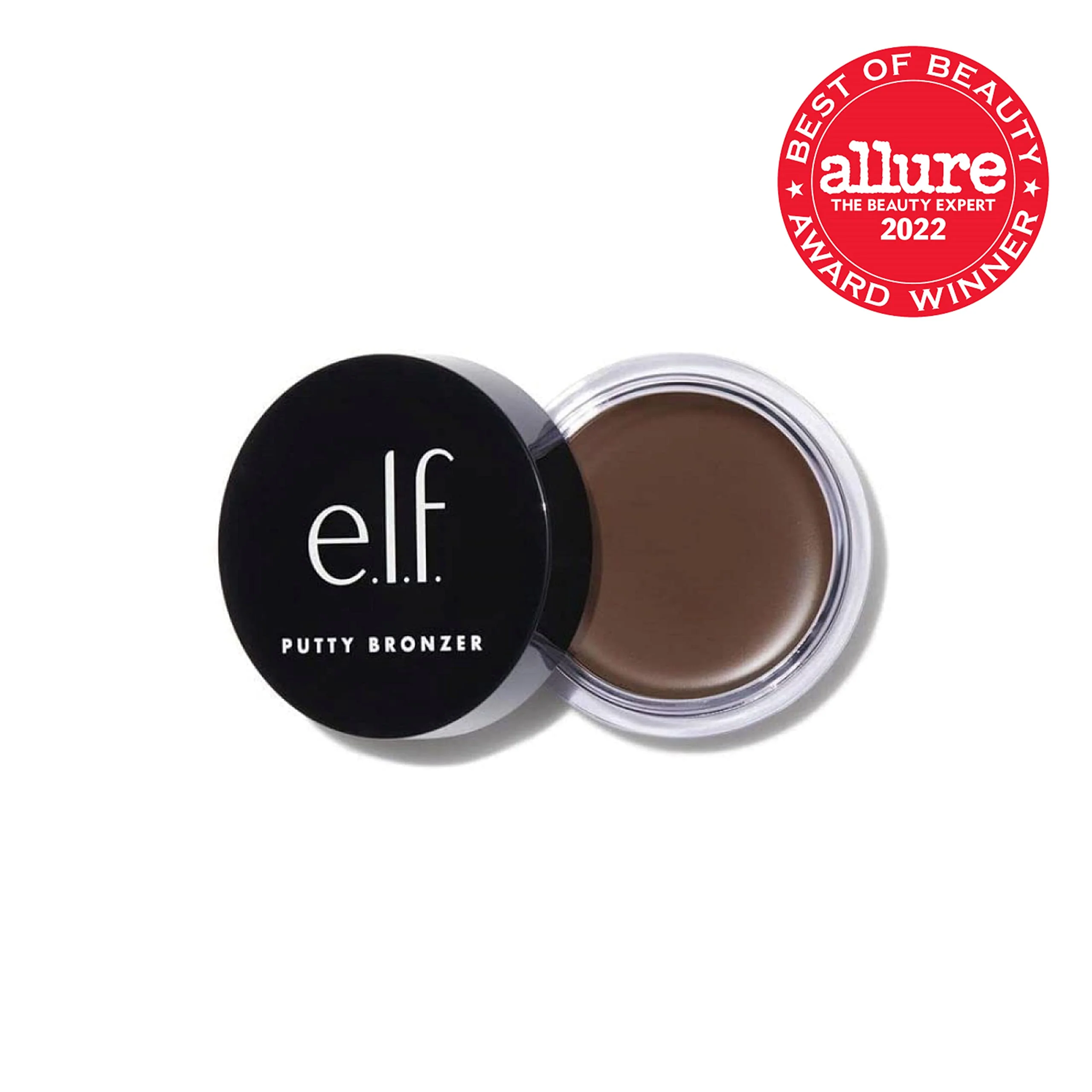e.l.f. Putty Bronzer, Creamy & Highly Pigmented Formula, Creates a Long-Lasting Bronzed Glow, Infused with Argan Oil & Vitamin E, Beach, Please!, 0.35 Oz - Image 6