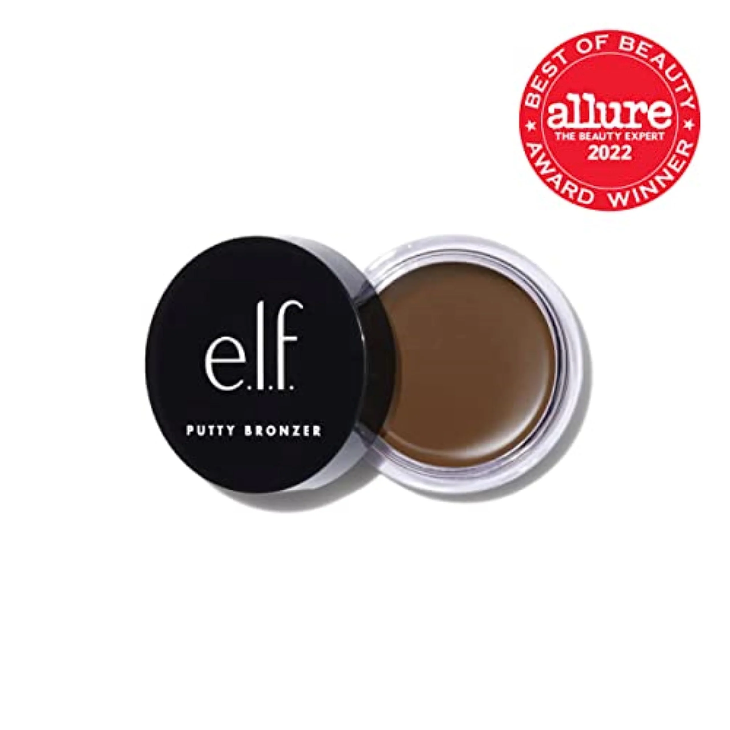 e.l.f. Putty Bronzer, Creamy & Highly Pigmented Formula, Creates a Long-Lasting Bronzed Glow, Infused with Argan Oil & Vitamin E, Sun Kissed, 0.35 Oz - Image 6