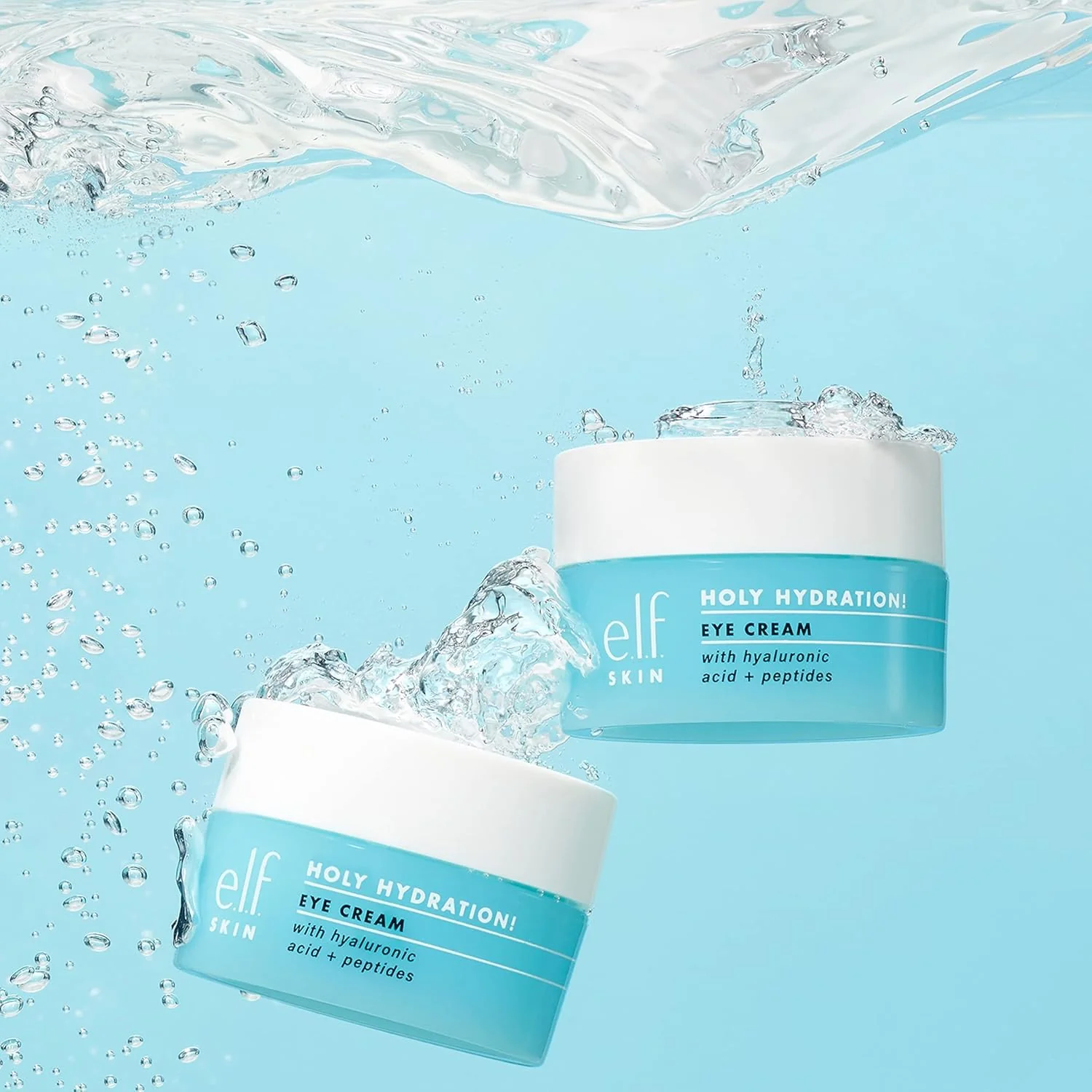 e.l.f. SKIN Holy Hydration! Eye Cream Mini, Rich Hydrating Eye Cream For Minimizing Dark Circles, Infused With Hyaluronic Acid, Vegan & Cruelty-free - Image 3