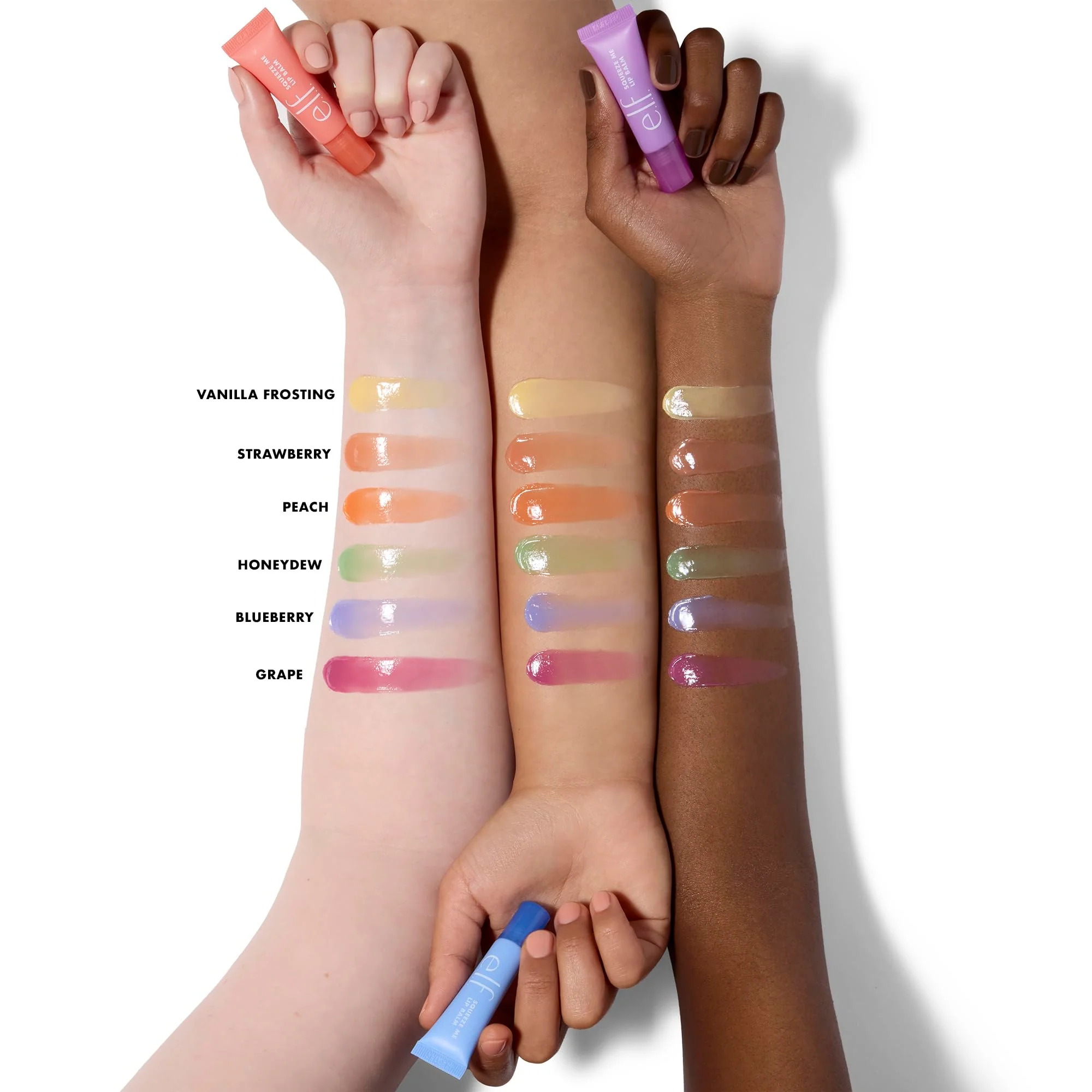 e.l.f. Squeeze Me Lip Balm, Moisturizing Lip Balm For A Sheer Tint Of Color, Infused With Hyaluronic Acid, Vegan & Cruelty-free, Strawberry - Image 6