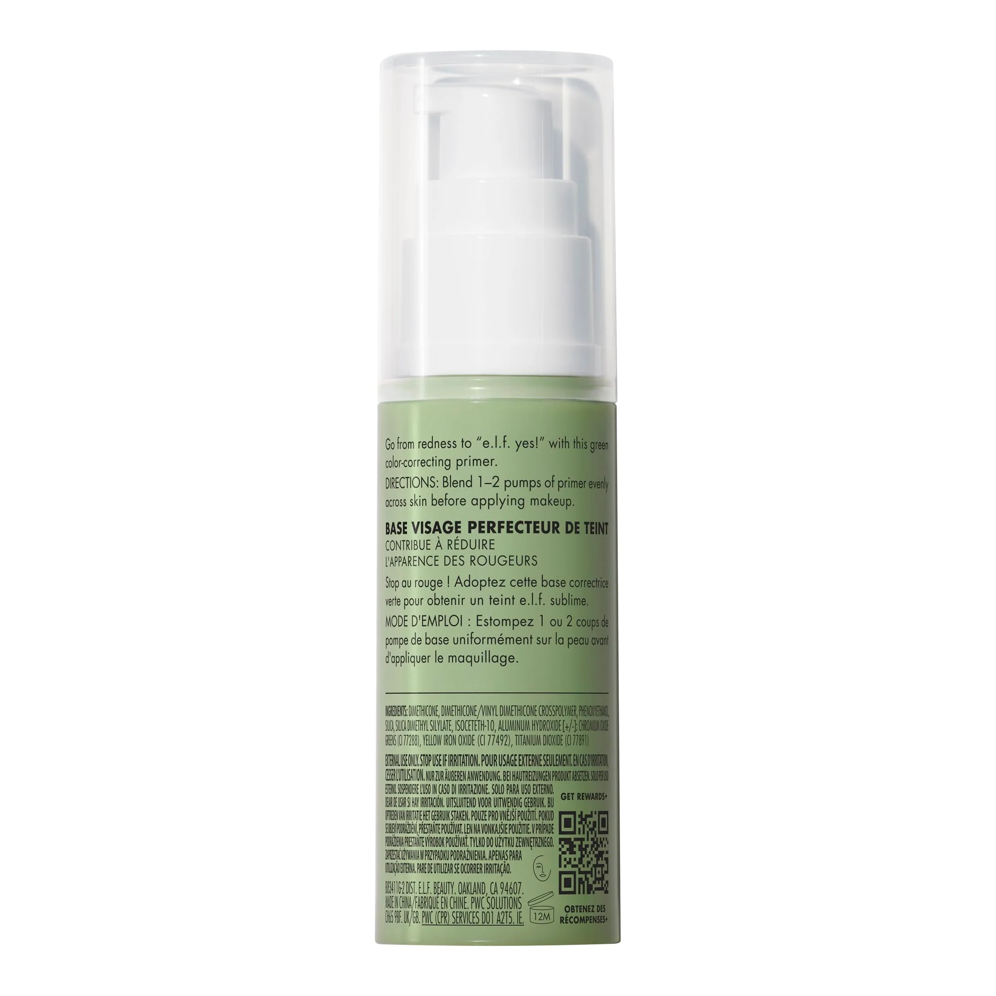 e.l.f. Tone Adjusting Face Primer, Makeup Primer For Neutralizing Uneven Skin Tones & Redness, Grips Makeup To Last, Vegan & Cruelty-free, Large - Image 3
