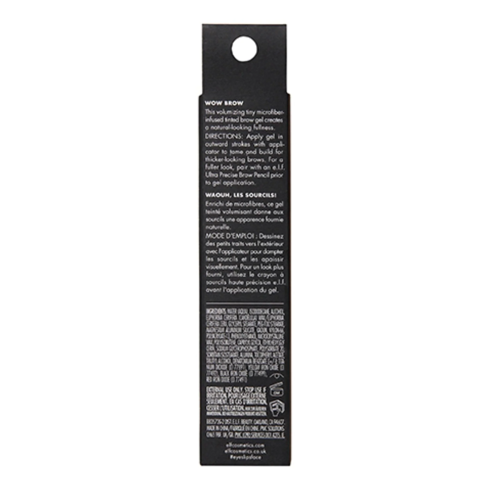e.l.f. Wow Brow Gel, Volumizing, Buildable, Wax-Gel Hybrid, Creates Full, Voluminous-Looking Brows, Locks Brow Hairs In Place, Brunette - Image 2