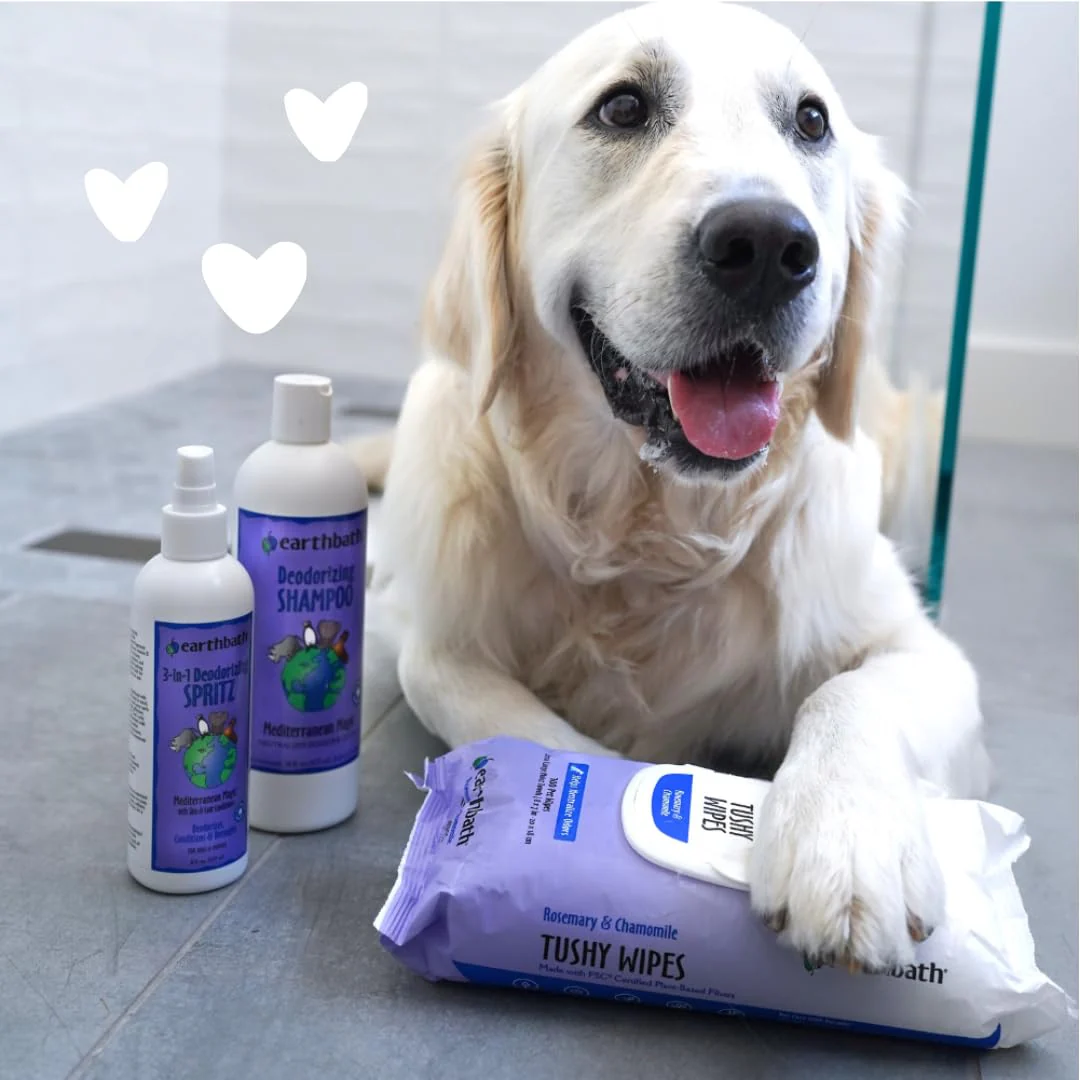 earthbath, Mediterranean Magic 3-in-1 Dog & Puppy Deodorizing Spritz - Dog Odor Eliminator for Strong Odor, Cruelty-Free Dog Cologne, Dog Wash Spray, Made in USA, Dog Bathing Supplies - 8 Oz (1 Pack) - Image 3