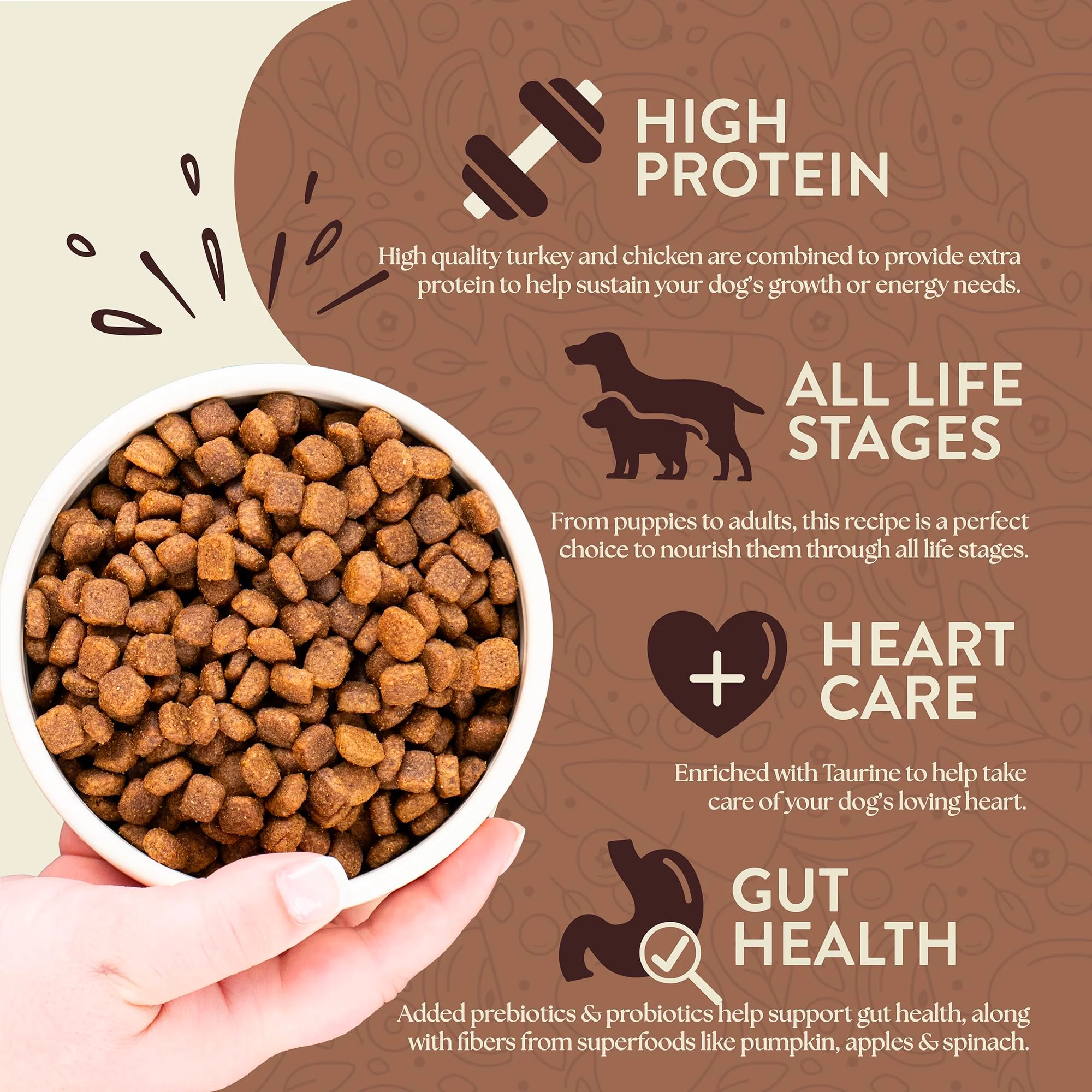 Earthborn Holistic Primitive Natural Turkey Meal & Vegetables Grain-Free Dry Dog Food 4 lb - Image 5