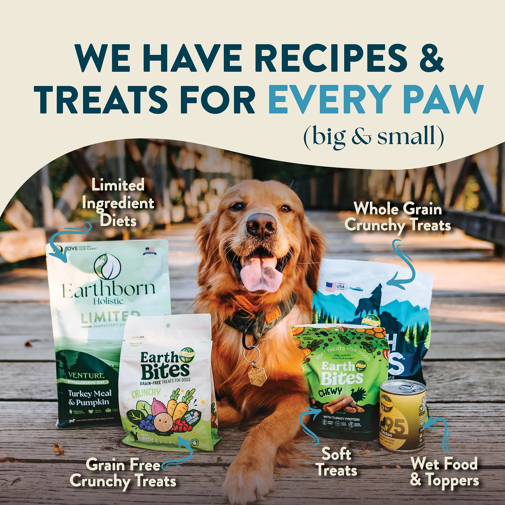 Earthborn Holistic Venture Alaska Pollock Meal & Pumpkin 4 lb. Limited Ingredient Grain-Free Dry Dog Food - Image 3