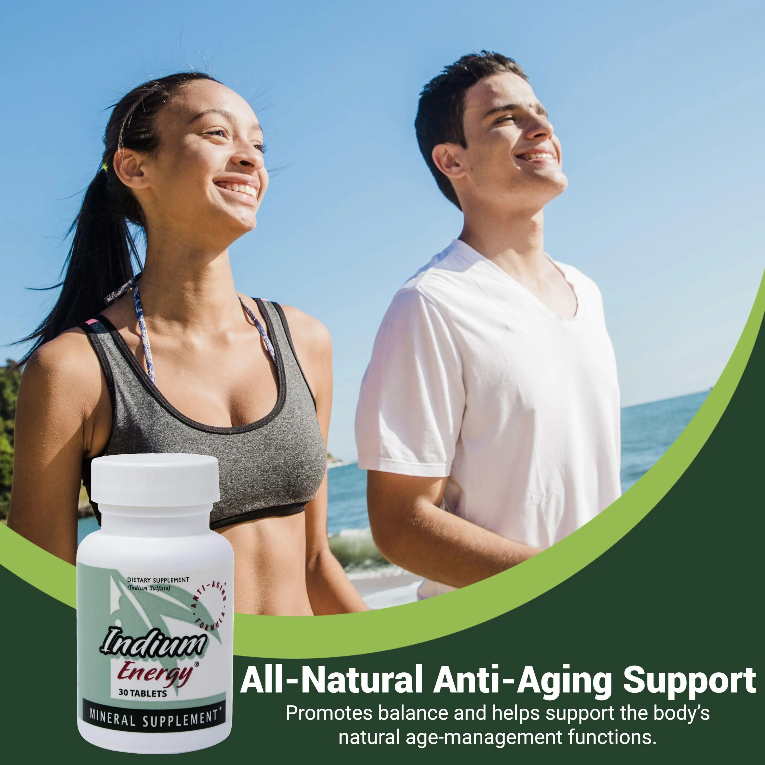 EAST PARK Research - Indium Energy - All Natural Indium Powerful Anti-Aging Support - Helps Increase Energy and Supports Mental Clarity, Sleep, Joints and Overall Sense of Well-Being (30 Count) - Image 3