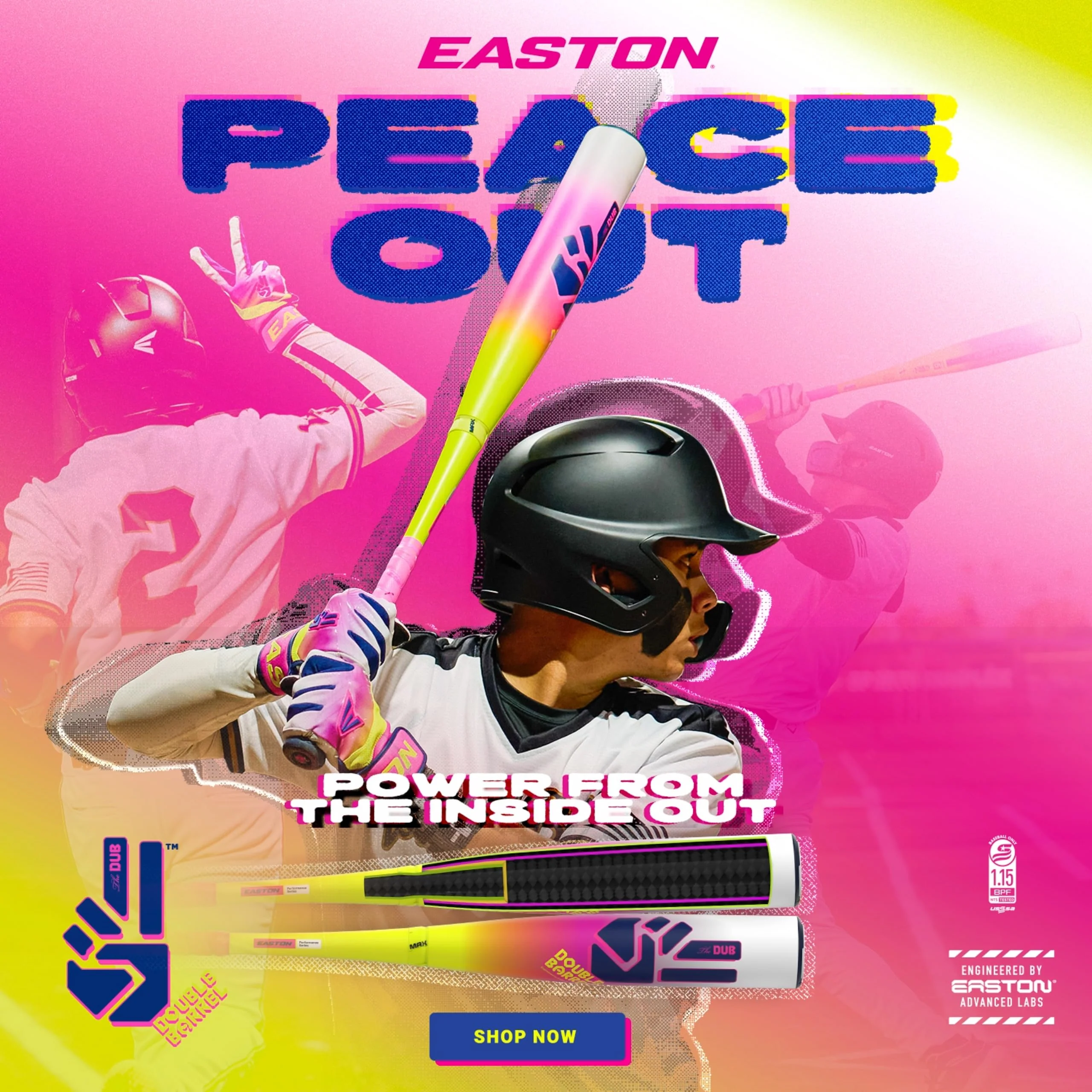 Easton | 2025 | THE Dub Baseball Bat | USSSA | -10 Drop | 2 3/4" Barrel | 29 Inch - Image 7