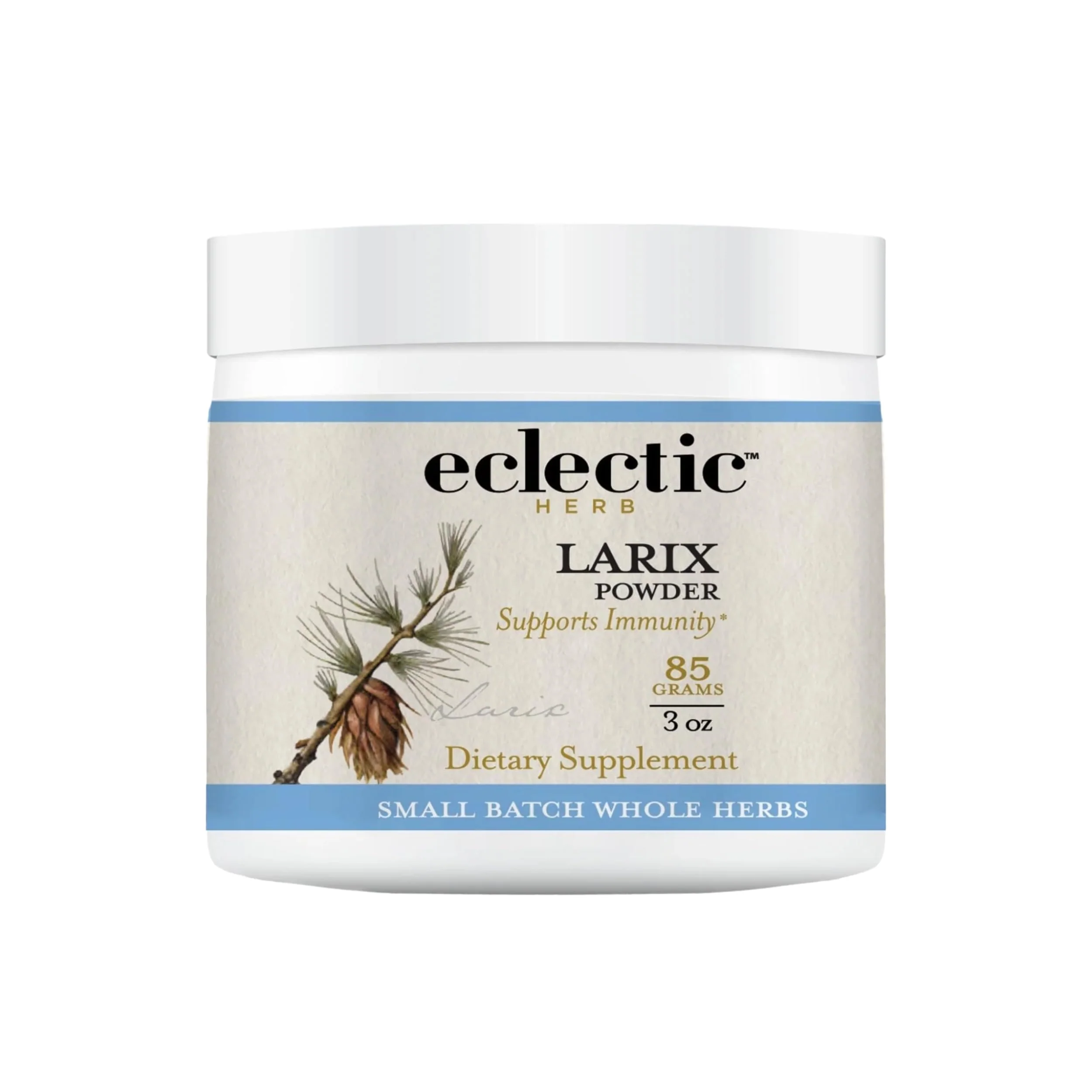 Eclectic Herb - Larix Powder | Natural Immune + Gut Health Support | Larch Laricina | Immunity & Gut Flora Support | Safe for Kids & Adults | Organic, Vegan, Gluten Free, Non-GMO (3 oz | 85 g)