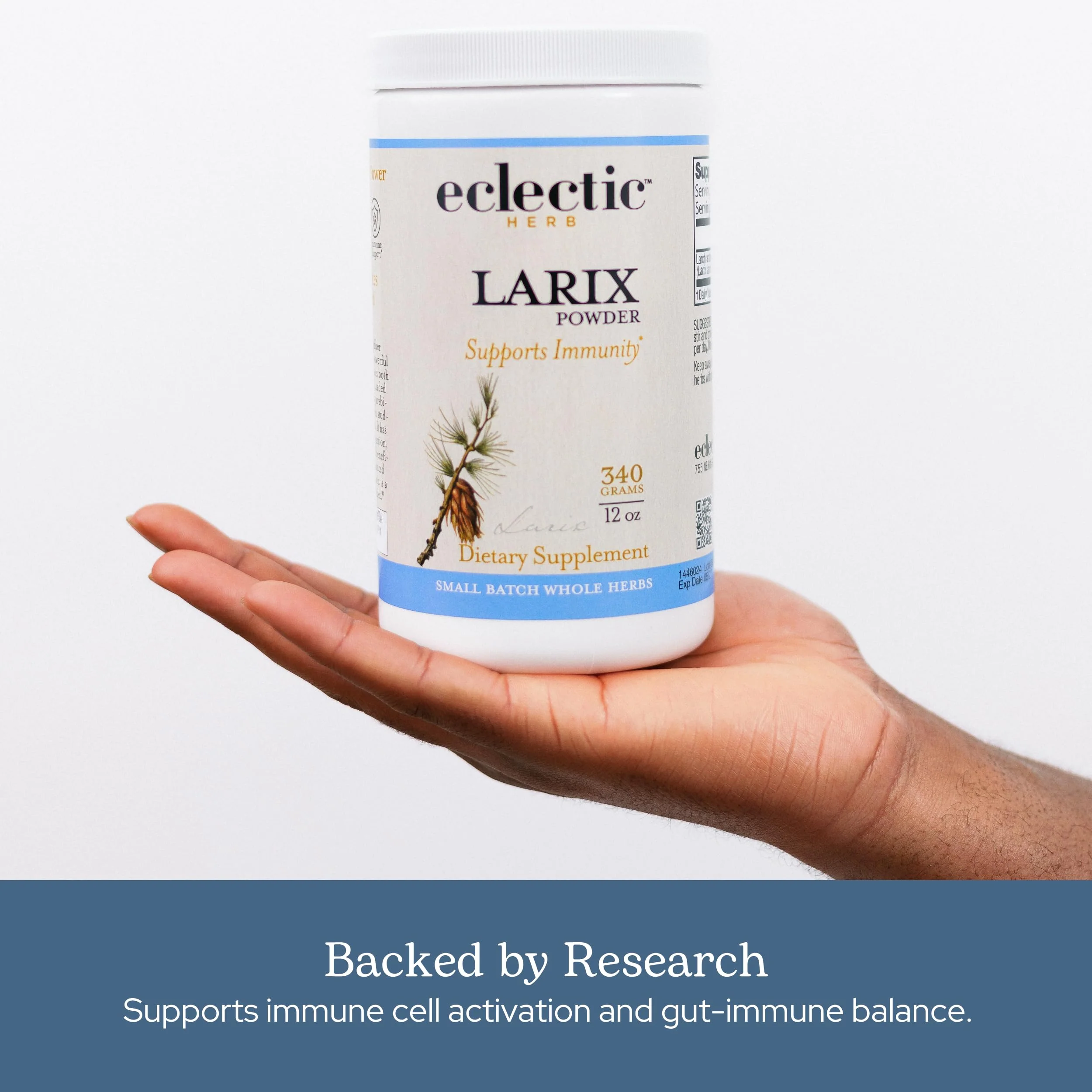 Eclectic Herb - Larix Powder | Natural Immune + Gut Health Support | Larch Laricina | Immunity & Gut Flora Support | Safe for Kids & Adults | Organic, Vegan, Gluten Free, Non-GMO (3 oz | 85 g) - Image 6