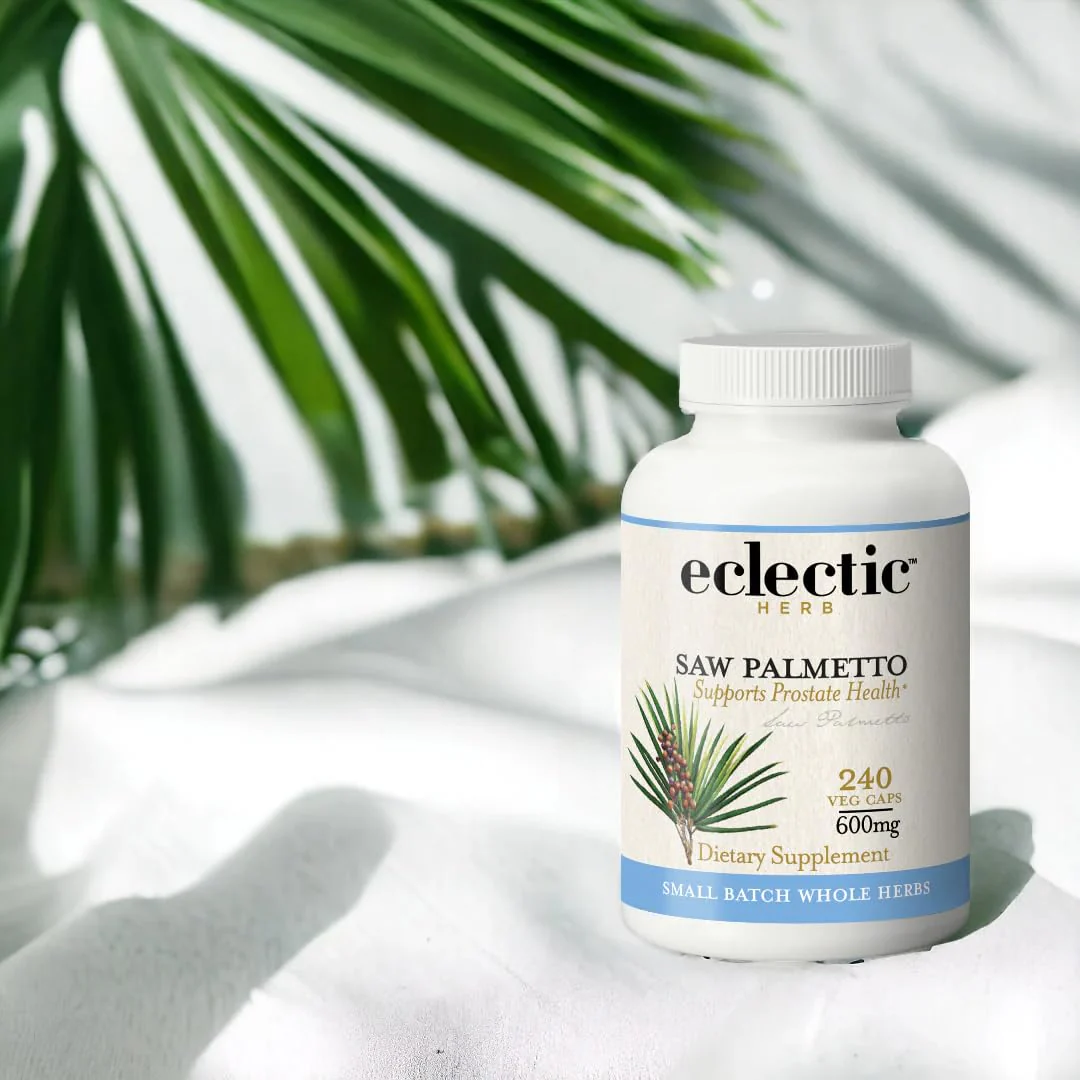 Eclectic Herb - Saw Palmetto Capsules | Urinary Tract & Prostate Health Supplement for Men | Supports Male Health | Non-GMO, Vegan, Gluten Free (120 CT | 600 mg) - Image 2