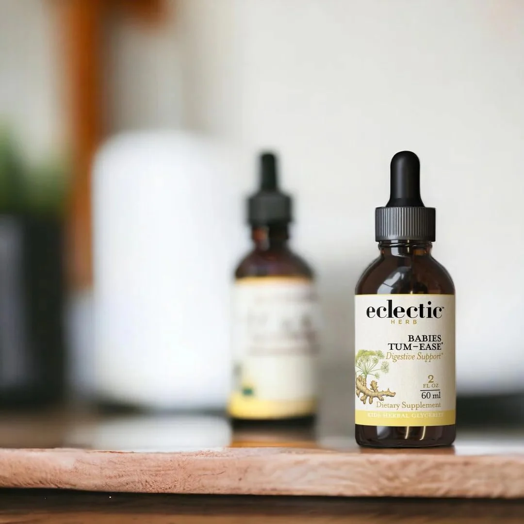 Eclectic Herb - Tum-Ease for Kids Liquid Drops | Soothing Digestive Support for Calm Tummies | Herbal Supplement | Vegan, Alcohol-Free, Wildcrafted, Non-GMO, Kid-Friendly (4 fl oz | 120 ml) - Image 2