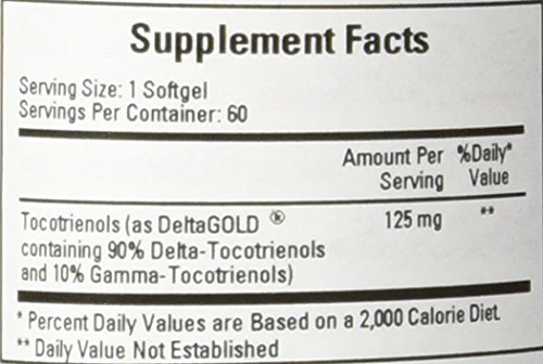 Ecological Formulas - Annatto Tocotrienols 125 mg 60 gels [Health and Beauty] - Image 3