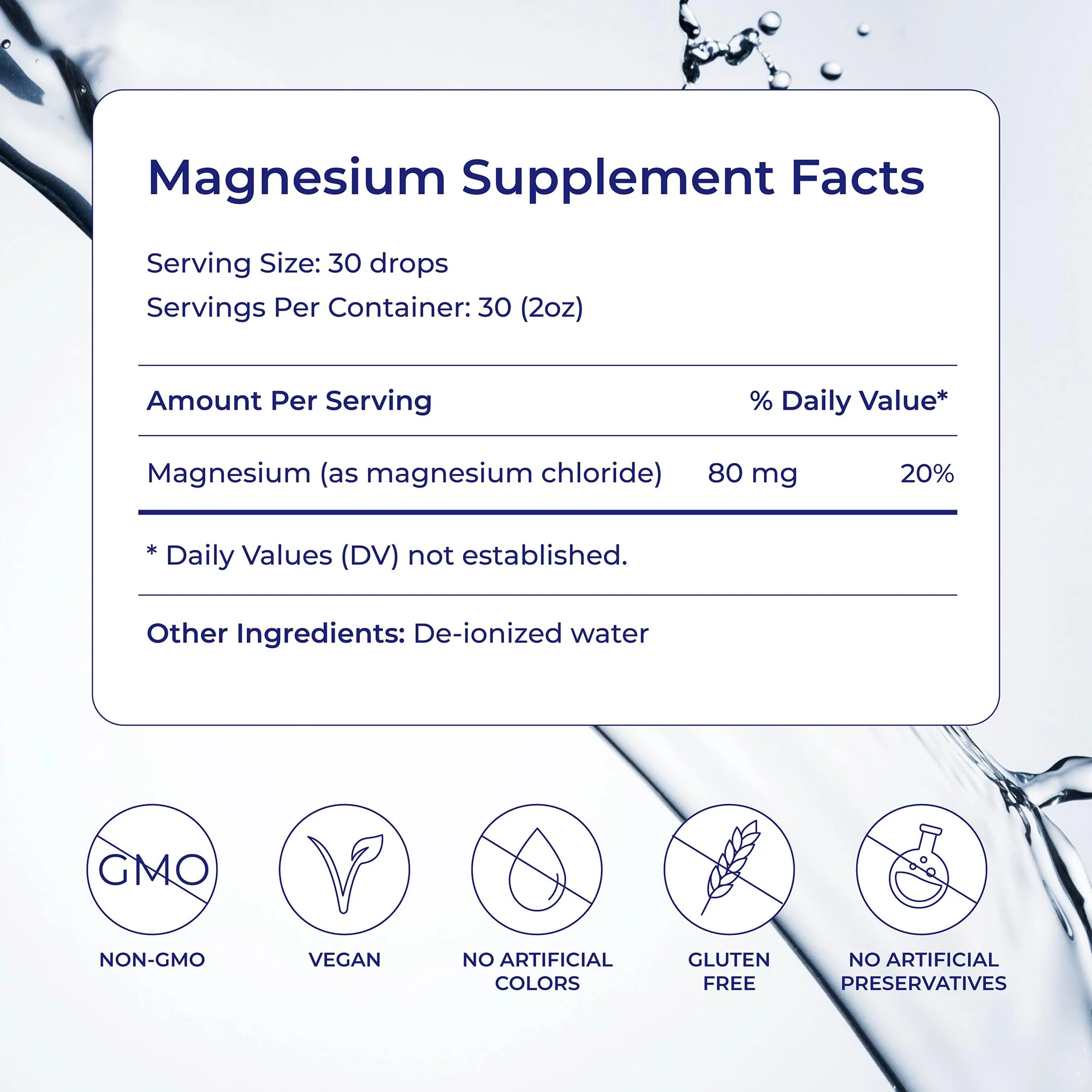 Eidon Liquid Magnesium Concentrate - Ionic Magnesium Chloride Drops for Men and Women, Supports a Sense of Calm and Muscle Relaxation, Bioavailable, No Additives or Preservatives - 2 oz - Image 2