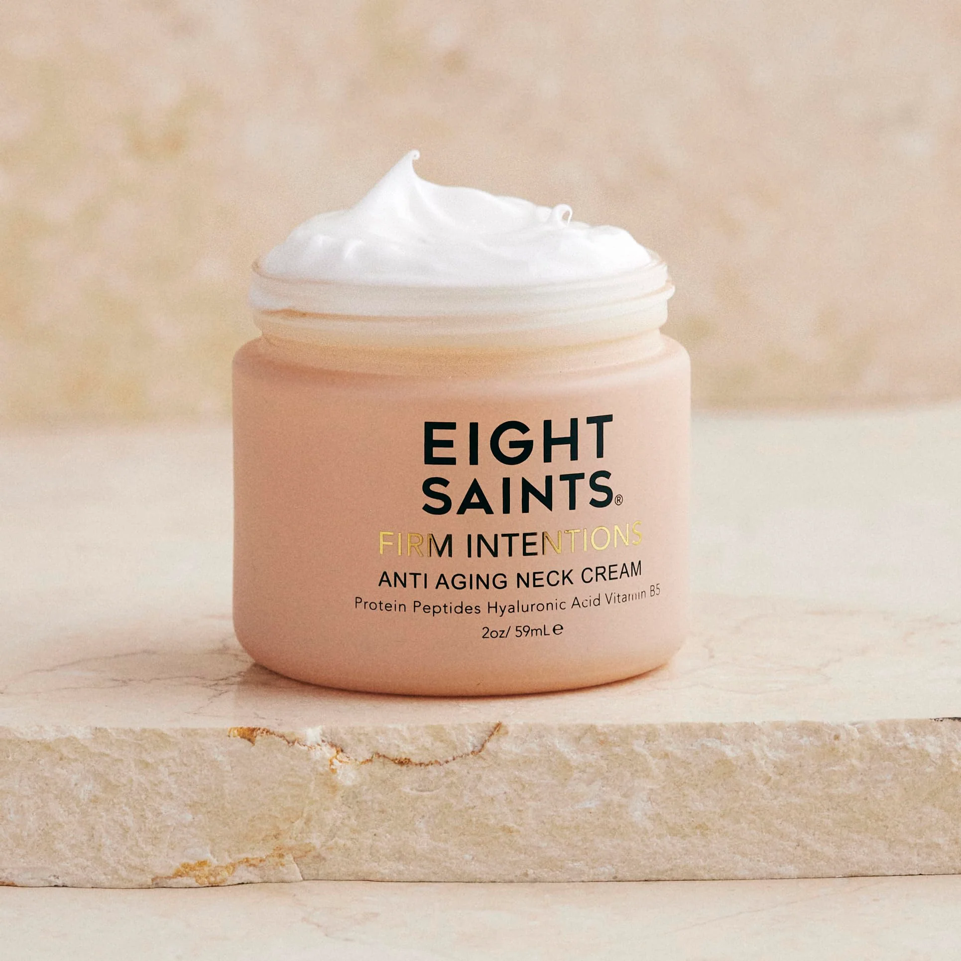 Eight Saints Firm Intentions Anti Aging Neck Cream, Natural & Organic, For Firming Skin and Reducing Wrinkles, 2 Ounces - Image 5