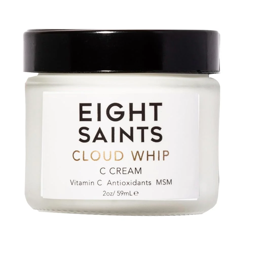 Eight Saints Skincare Cloud Whip Vitamin C Face Moisturizer Day Cream, Natural and Organic Face Cream For Women, Anti Aging Cream For Face To Reduce Fine Lines and Wrinkles, 2 Ounces (Unscented)
