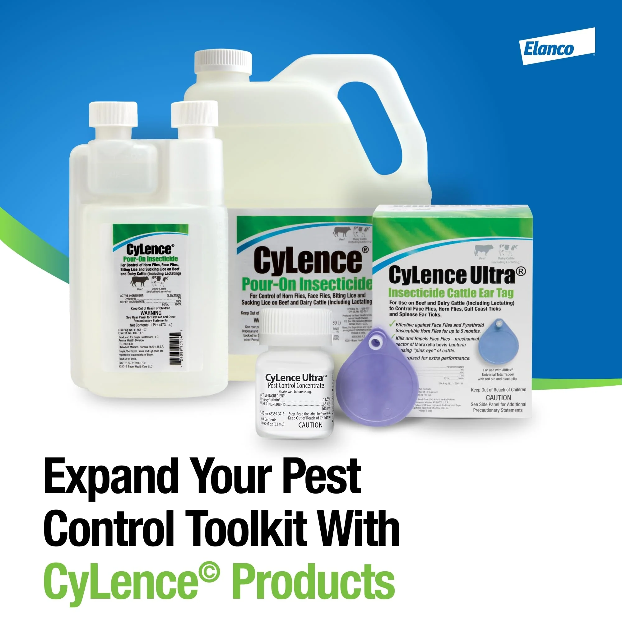 Elanco CyLence Ultra Pest Control Concentrate Indoor & Outdoor Insecticide | Kills Over 60 Pests | 32 mL Bottle - Image 2
