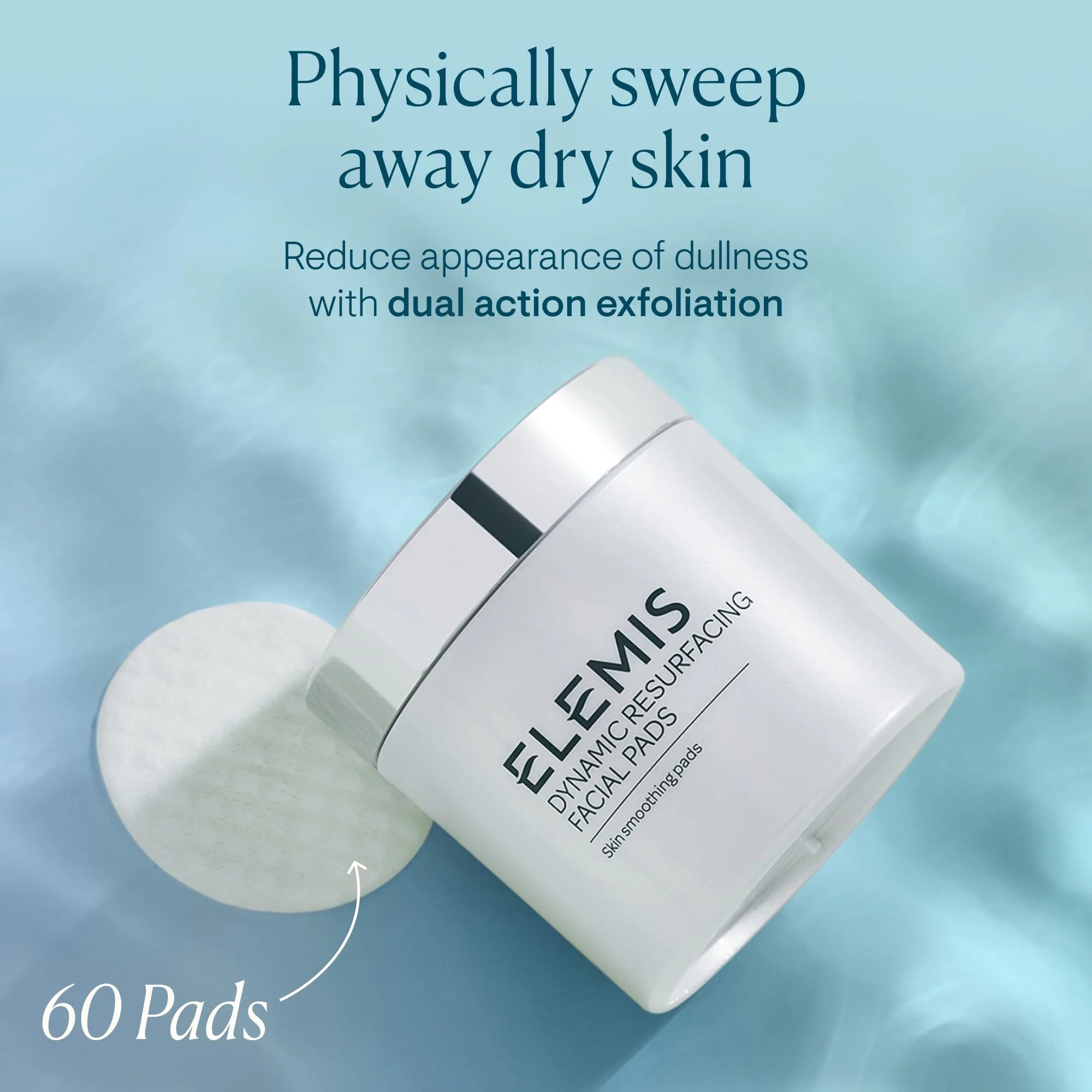 ELEMIS Dynamic Resurfacing Facial Pads - Blackhead Refining Treatment - Gentle Daily Skin Resurfacer - Lactic Acid, Tri-Enzyme - 60-Count Jar - Image 7