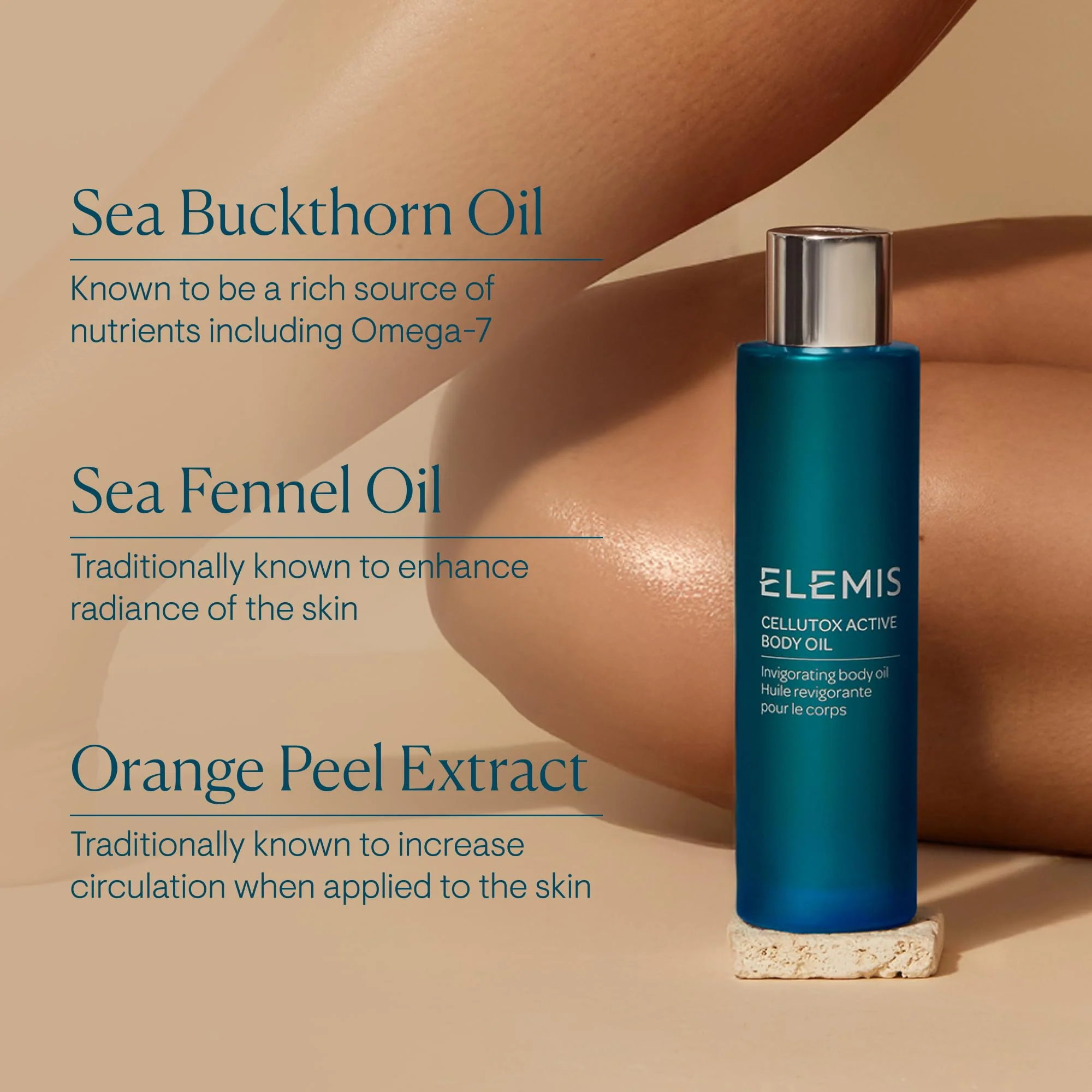 ELEMIS Massage Oil, Fast Absorbing, Deeply Penetrating Body Oil with Essential Oils, Moisturizing Skin Oil, Soothe Muscles, Calm Mind & Revitalize - Image 3