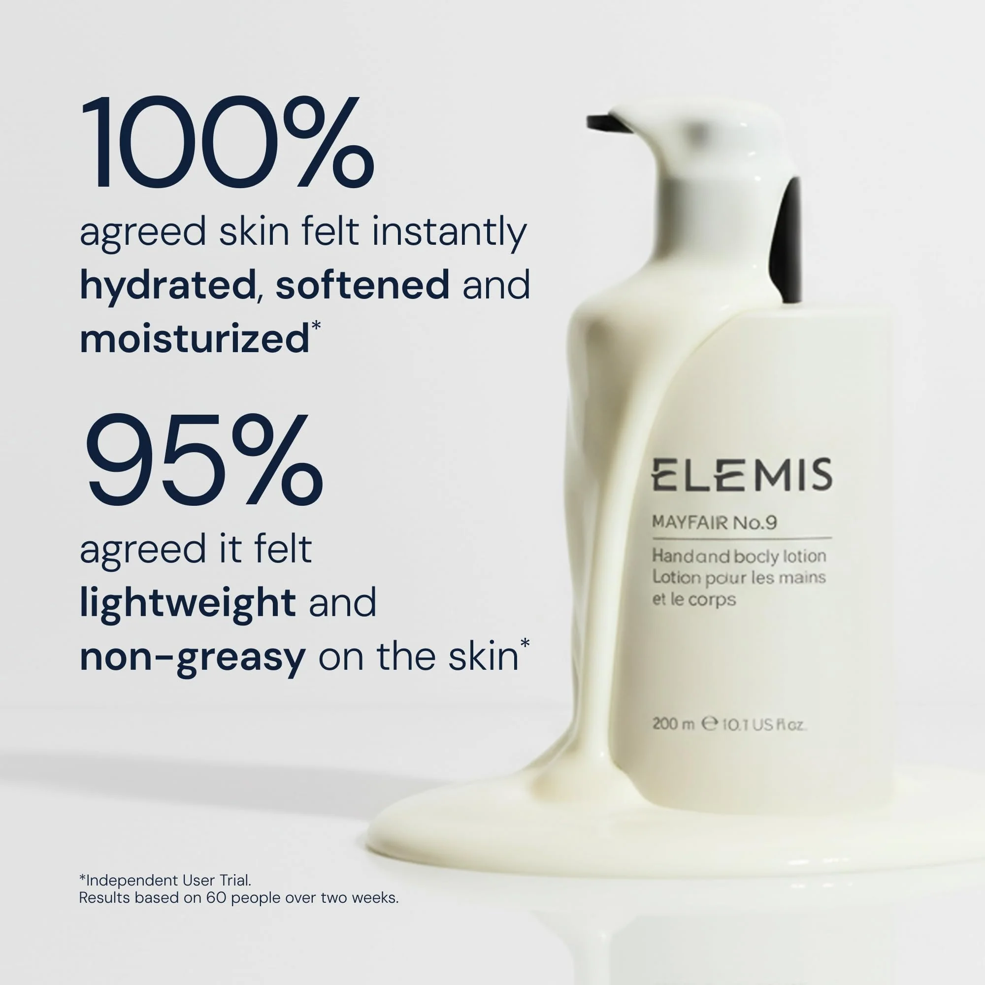 ELEMIS Mayfair No.9 Hand & Body Lotion, Lightweight Formula Hydrates, Softens, and Moisturizes Skin with Sustainable Shea Butter and Borage Oil, 300ml - Image 6
