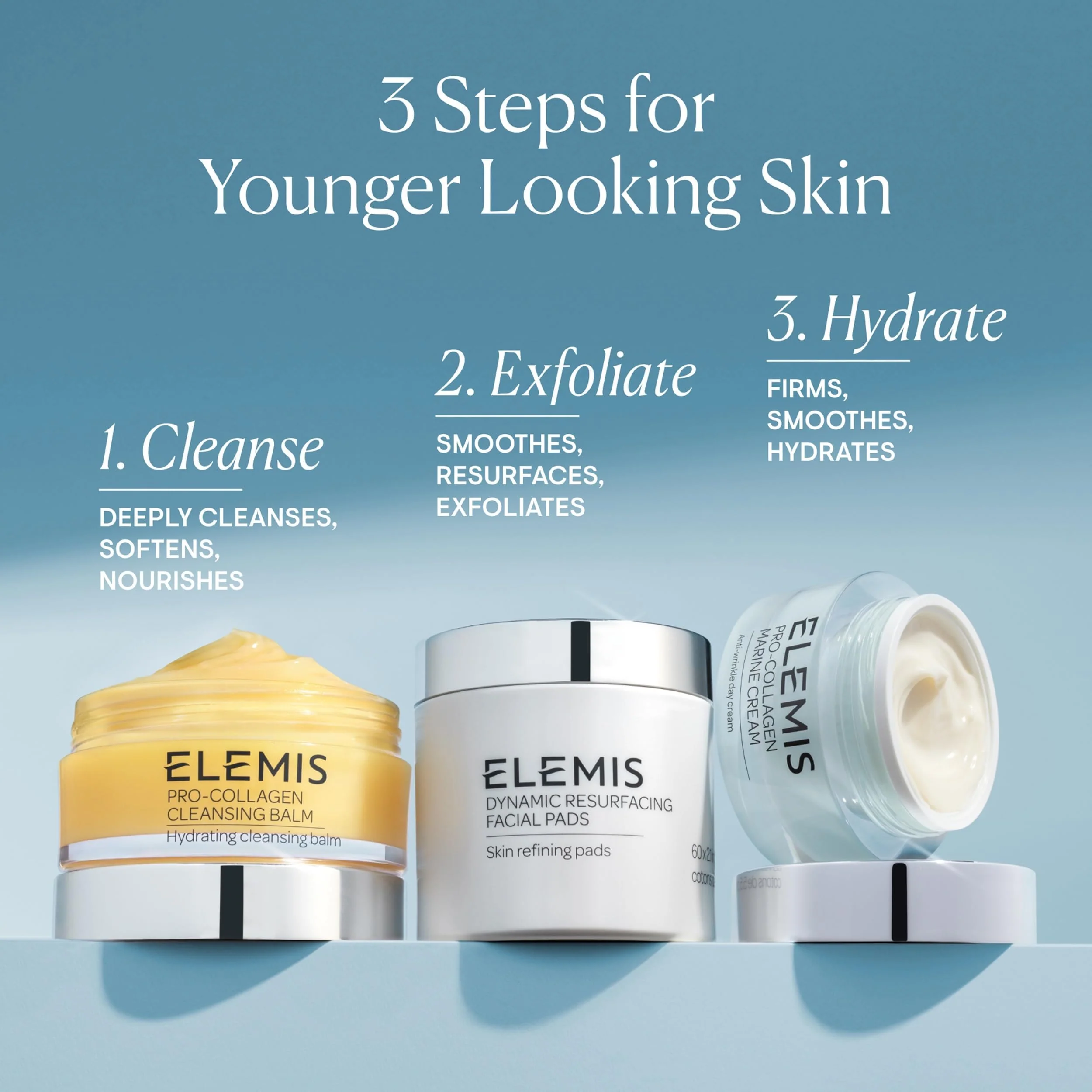 ELEMIS Pro-Collagen Marine Cream, Moisturizer for Face, Hydrating Cream for Dry Skin, Best for Aging Skin, Anti Aging Gel Moisturizer, Firming Facial Gel - Image 4