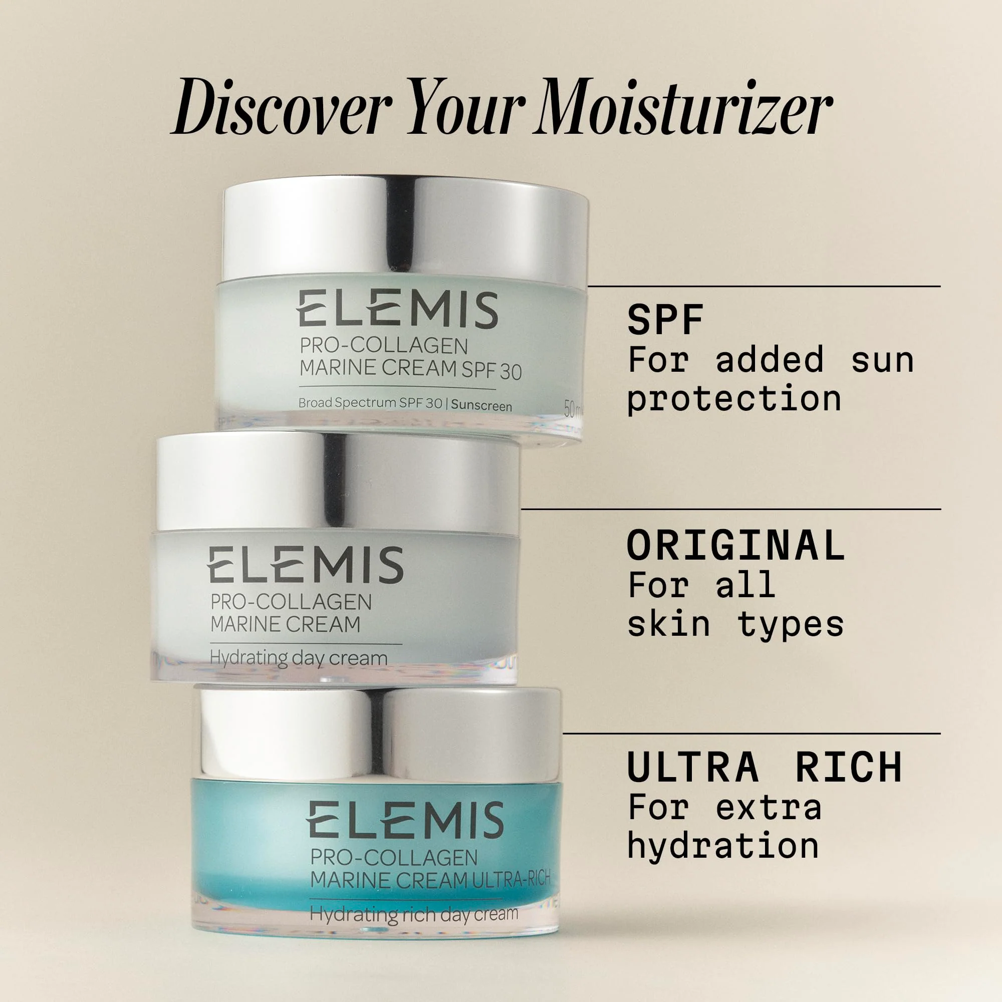 ELEMIS Pro-Collagen Marine Cream SPF 30, Lightweight Anti-Wrinkle Daily Facial Moisturizer - Image 4