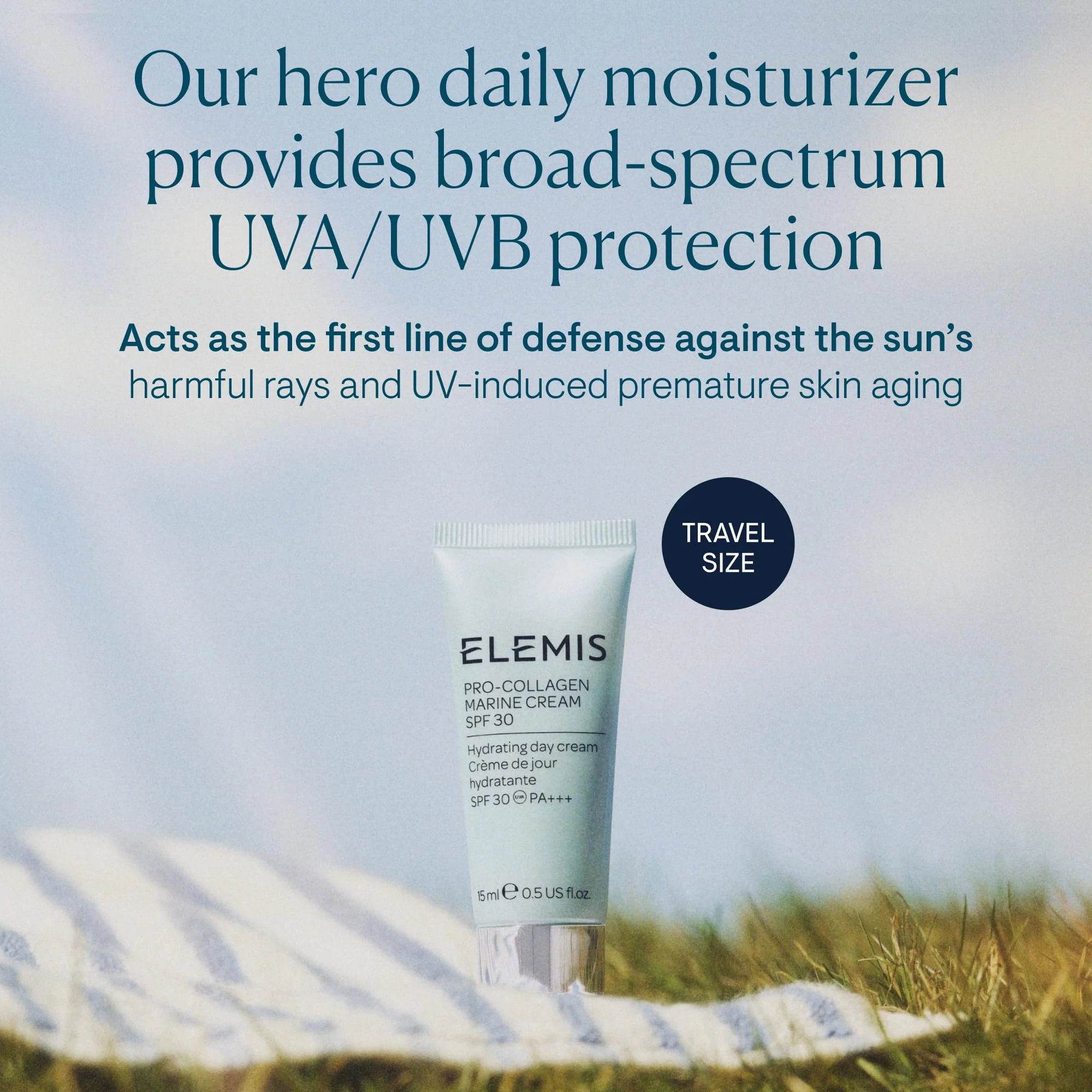 ELEMIS Pro-Collagen Marine Cream SPF 30, Lightweight Anti-Wrinkle Daily Facial Moisturizer - Image 8