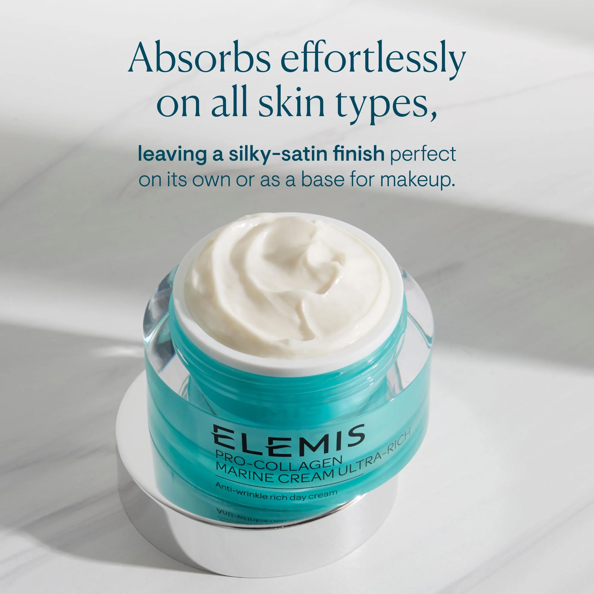 ELEMIS Pro-Collagen Marine Cream Ultra Rich 50ml – Deeply Hydrating Anti-Wrinkle Cream for Dry Skin, Firms, Smooths and Nourishes Dry Skin - Image 7