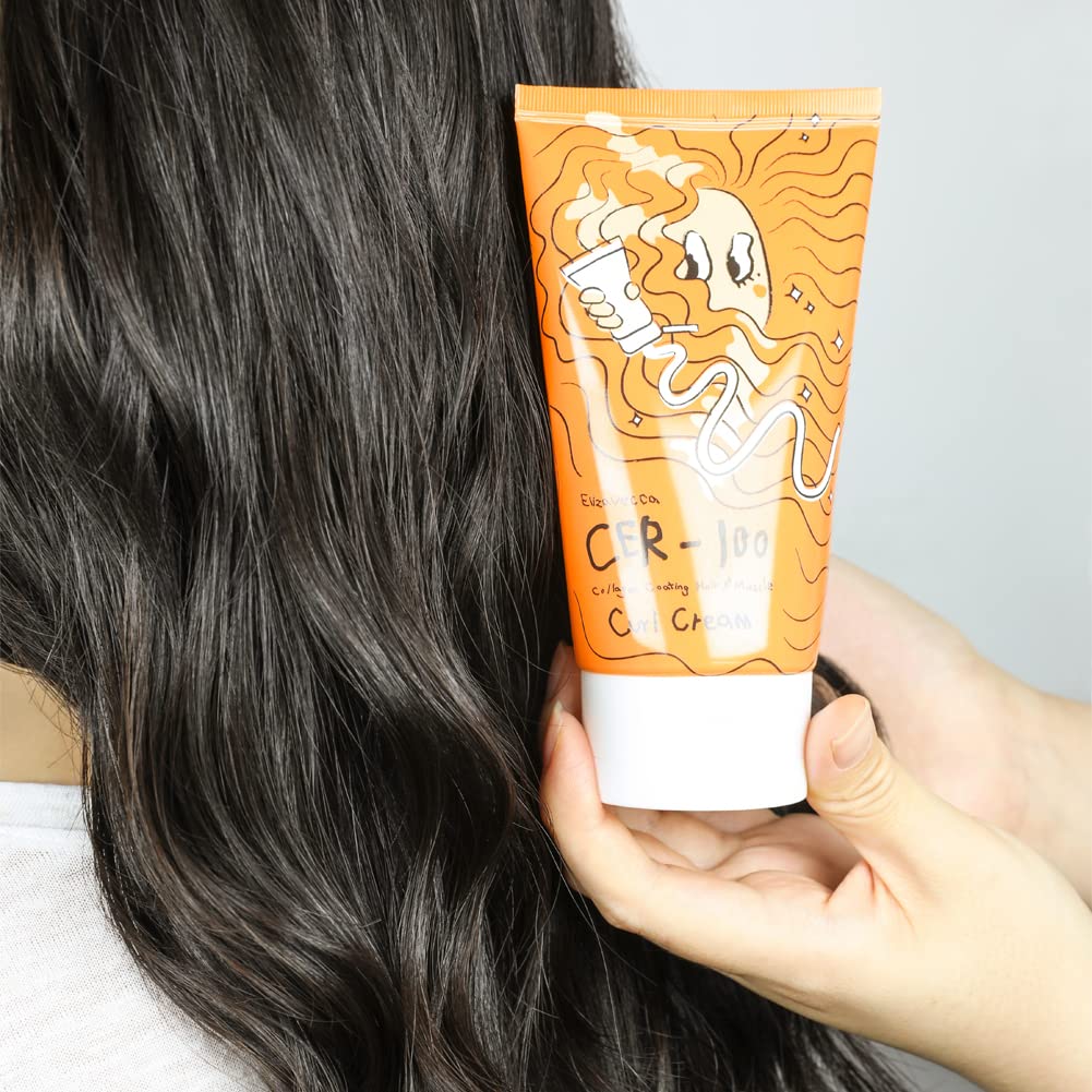 Elizavecca CER-100 Collagen Coating Hair A+ Muscle Curl Cream 120 ml - Image 2
