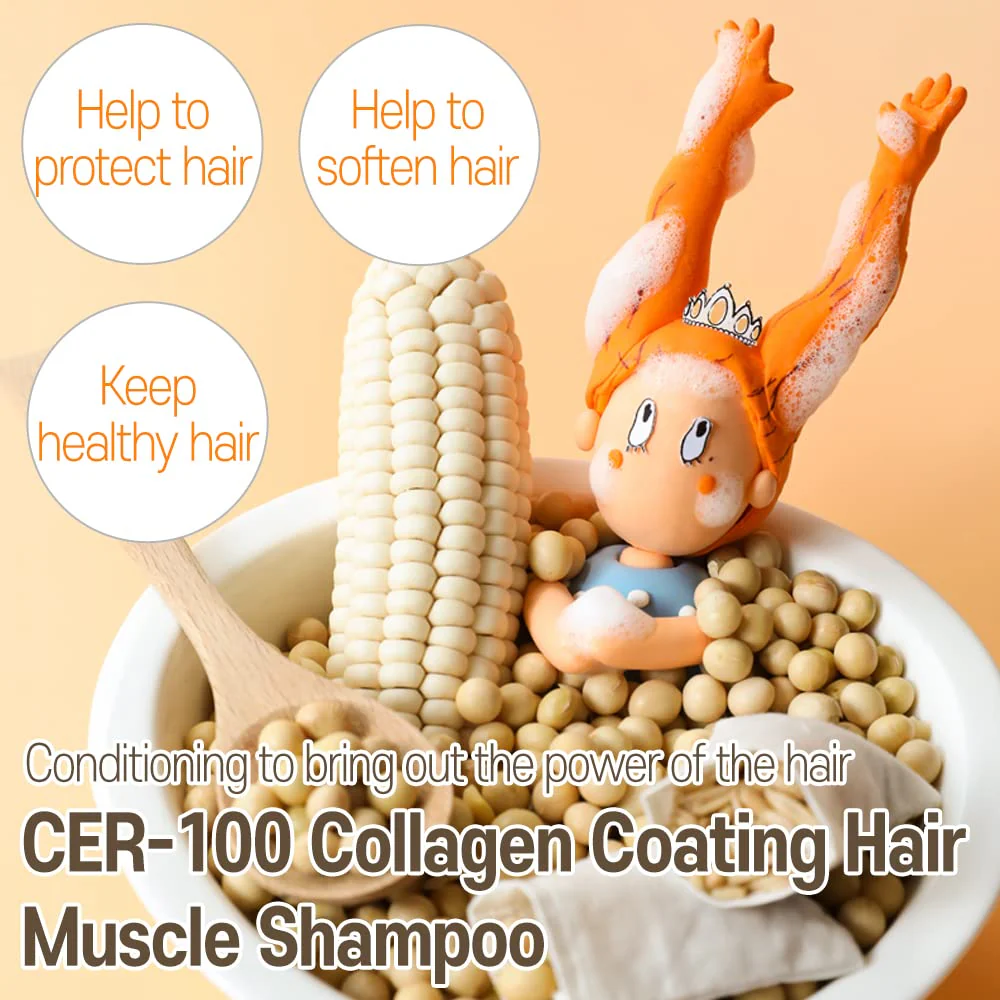 Elizavecca CER-100 Collagen Coating Hair A+ Muscle Shampoo, 16.9 fl oz - Image 2