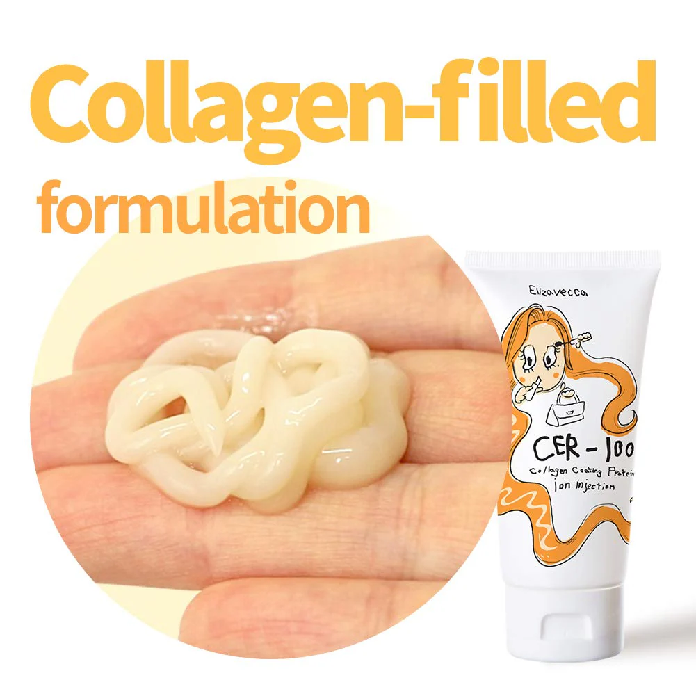 Elizavecca CER-100 Collagen Coating Protein Ion Injection Hair Essence Cream 50ml/1.7 fl.oz. - Image 4