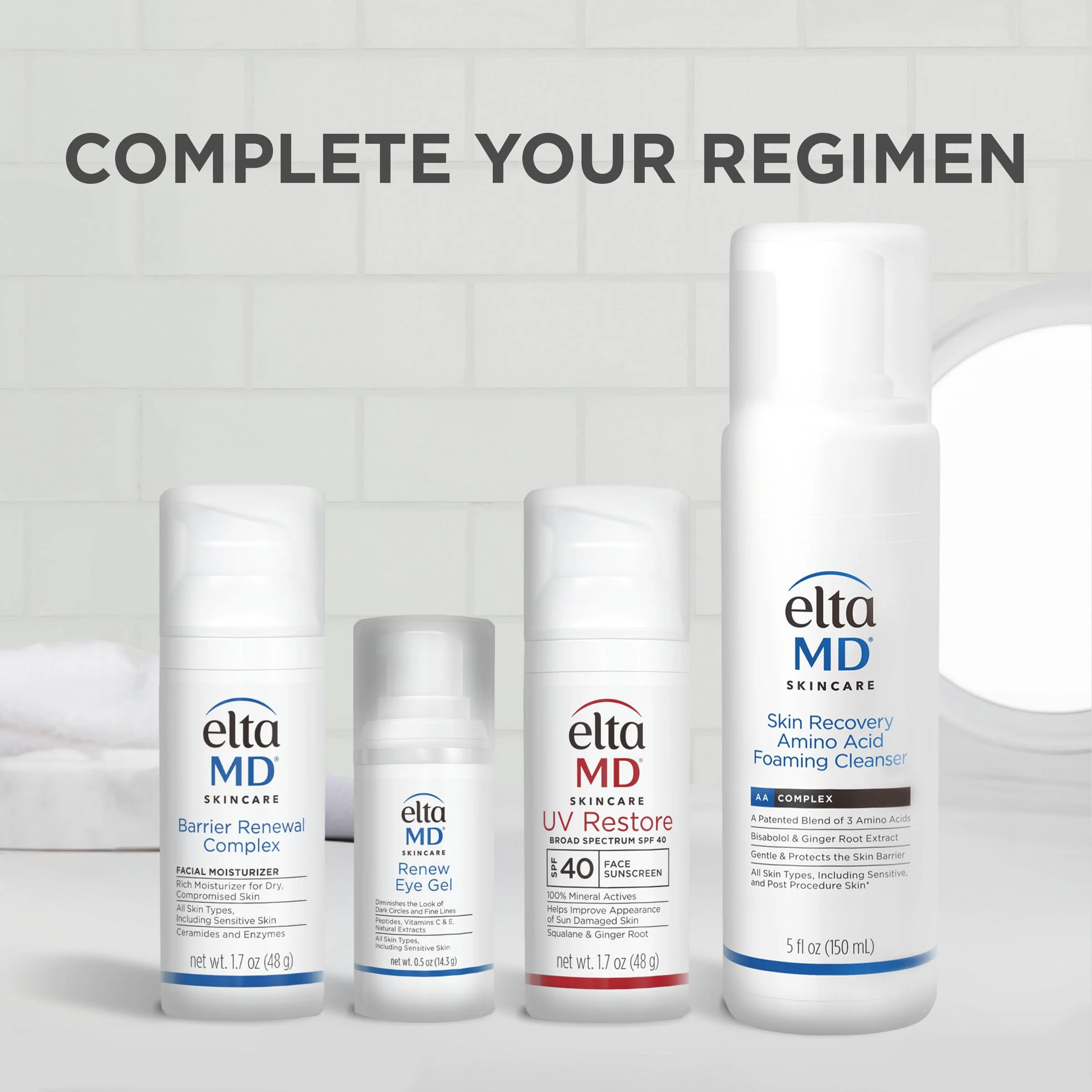 EltaMD Barrier Renewal Complex Face Moisturizer for Dry Skin, Sensitive Skin Moisturizer for Face, 1.7 oz Pump - Image 3