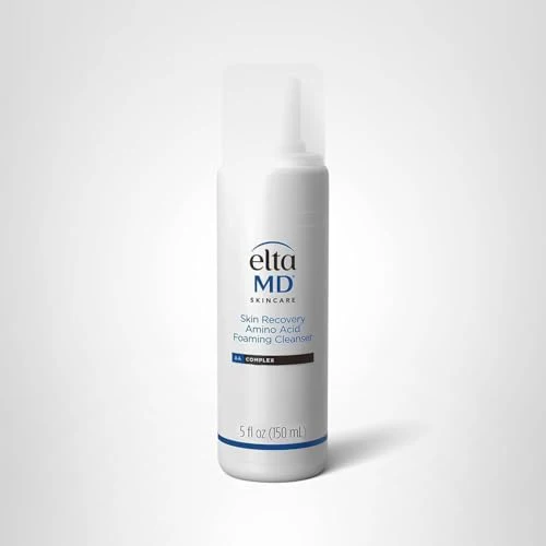 EltaMD Skin Recovery Amino Acid Foaming Cleanser, Gentle Face Cleanser for Sensitive Skin, Proven to Gently Remove Makeup and Sunscreen,Fragrance Free and Noncomedogenic, Foaming Face Wash, 5 oz - Image 2