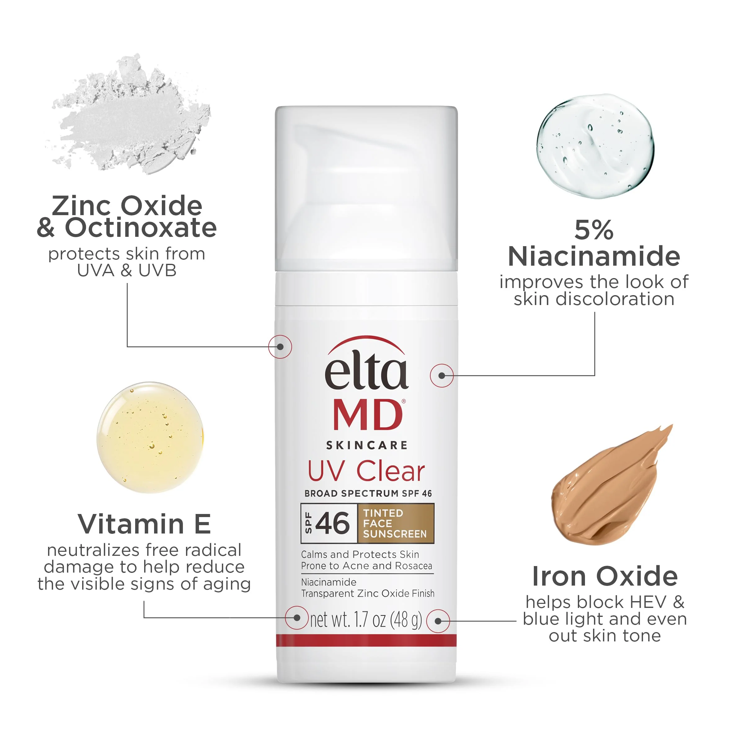 EltaMD UV Clear Face Sunscreen SPF 46, Oil-Free Sunscreen with Zinc Oxide, Dermatologist Recommended - Image 10