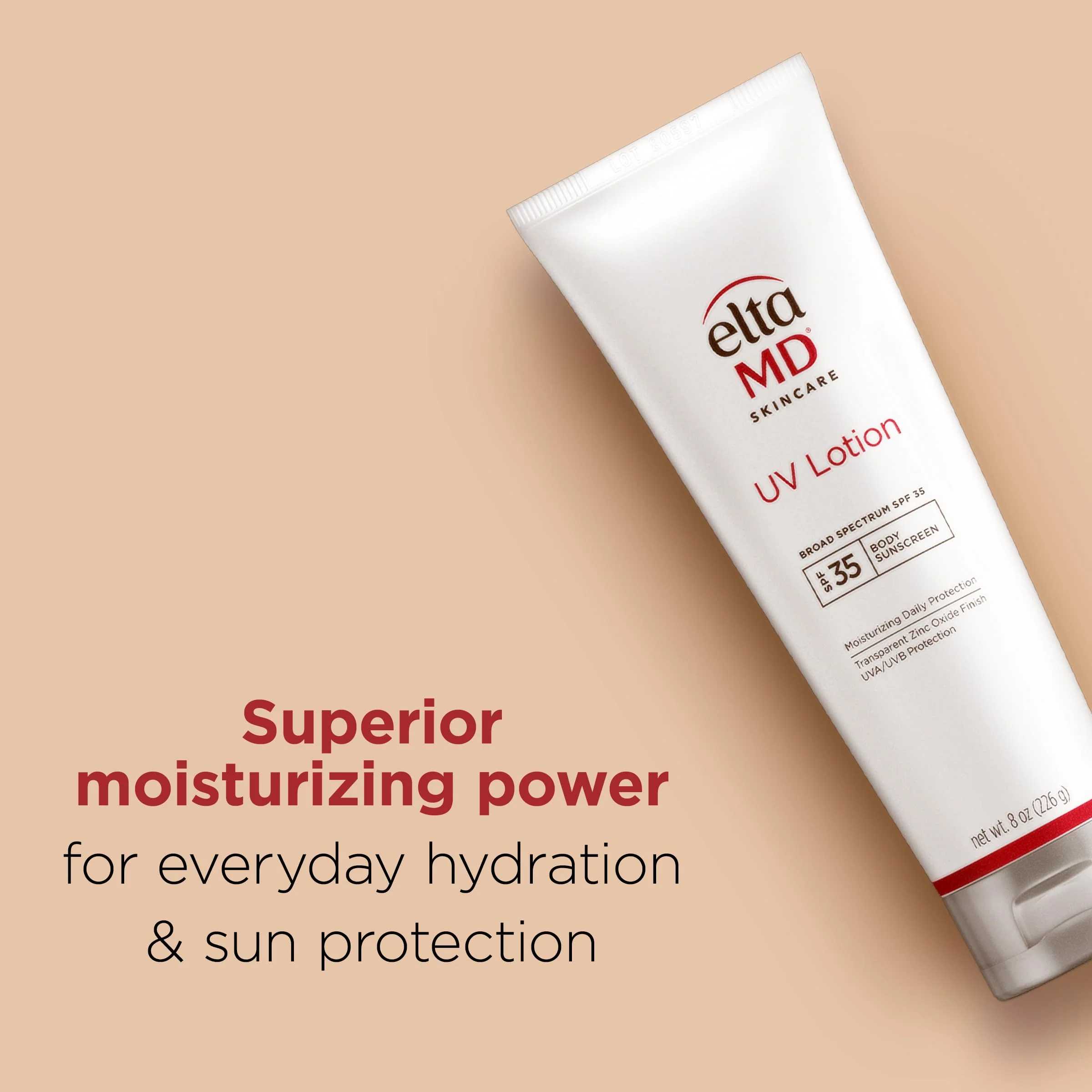 EltaMD UV Lotion Body Sunscreen, SPF 30+ Sunscreen, Body Lotion with SPF Made with Zinc Oxide and Hyaluronic Acid, 8.0 oz Pump - Image 7